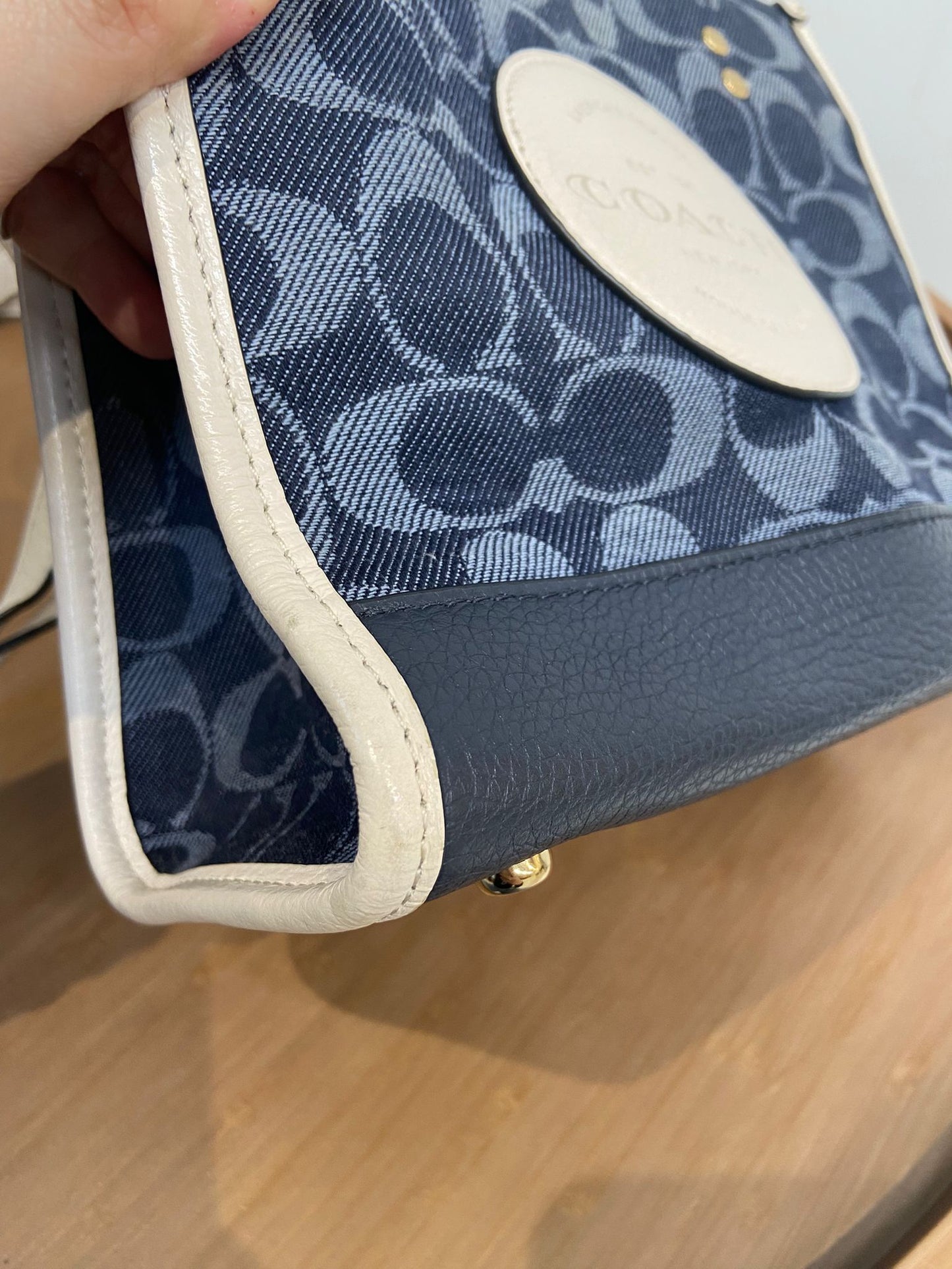Coach 牛仔 mini tote