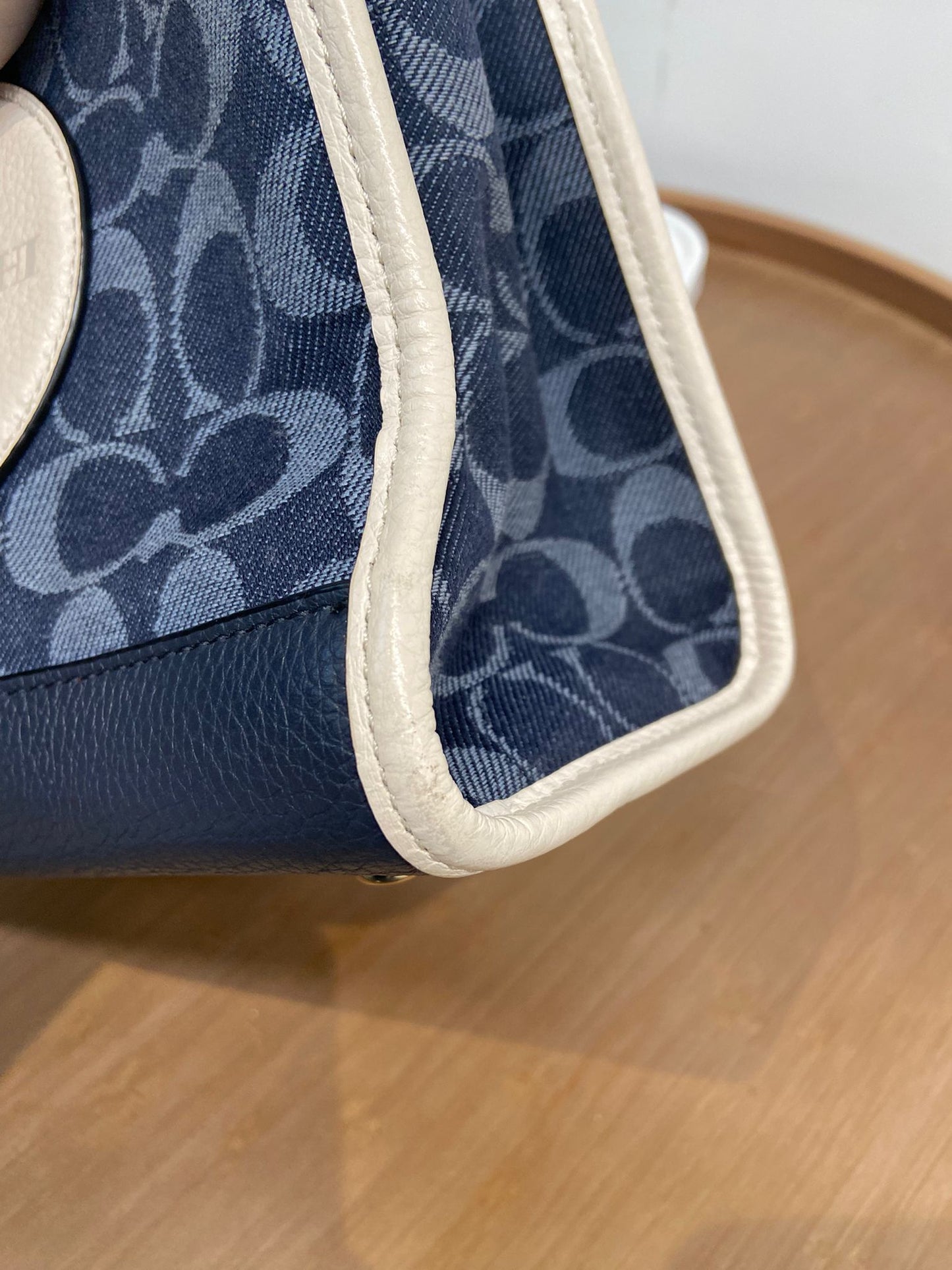 Coach 牛仔 mini tote