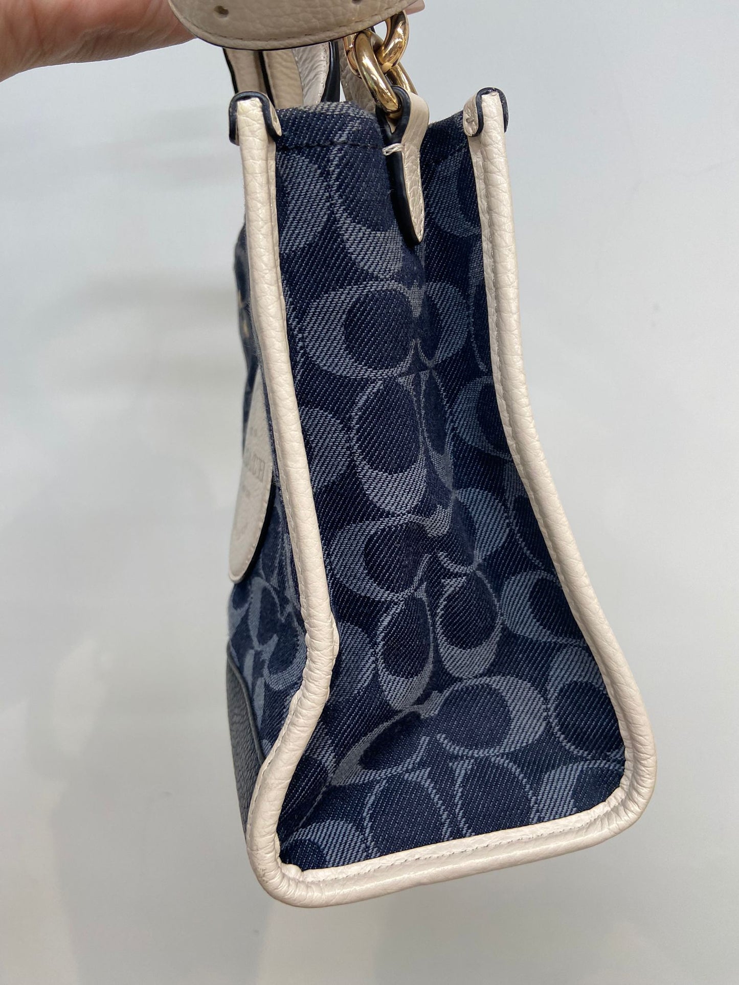 Coach 牛仔 mini tote
