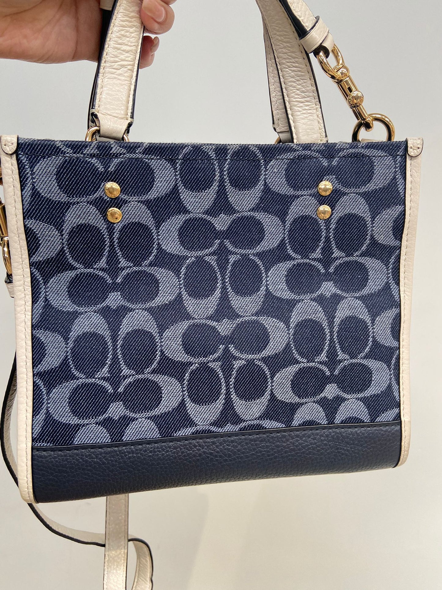 Coach 牛仔 mini tote