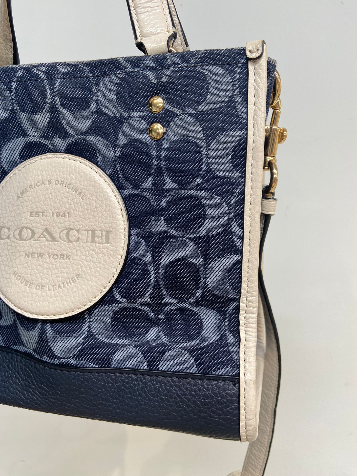 Coach 牛仔 mini tote