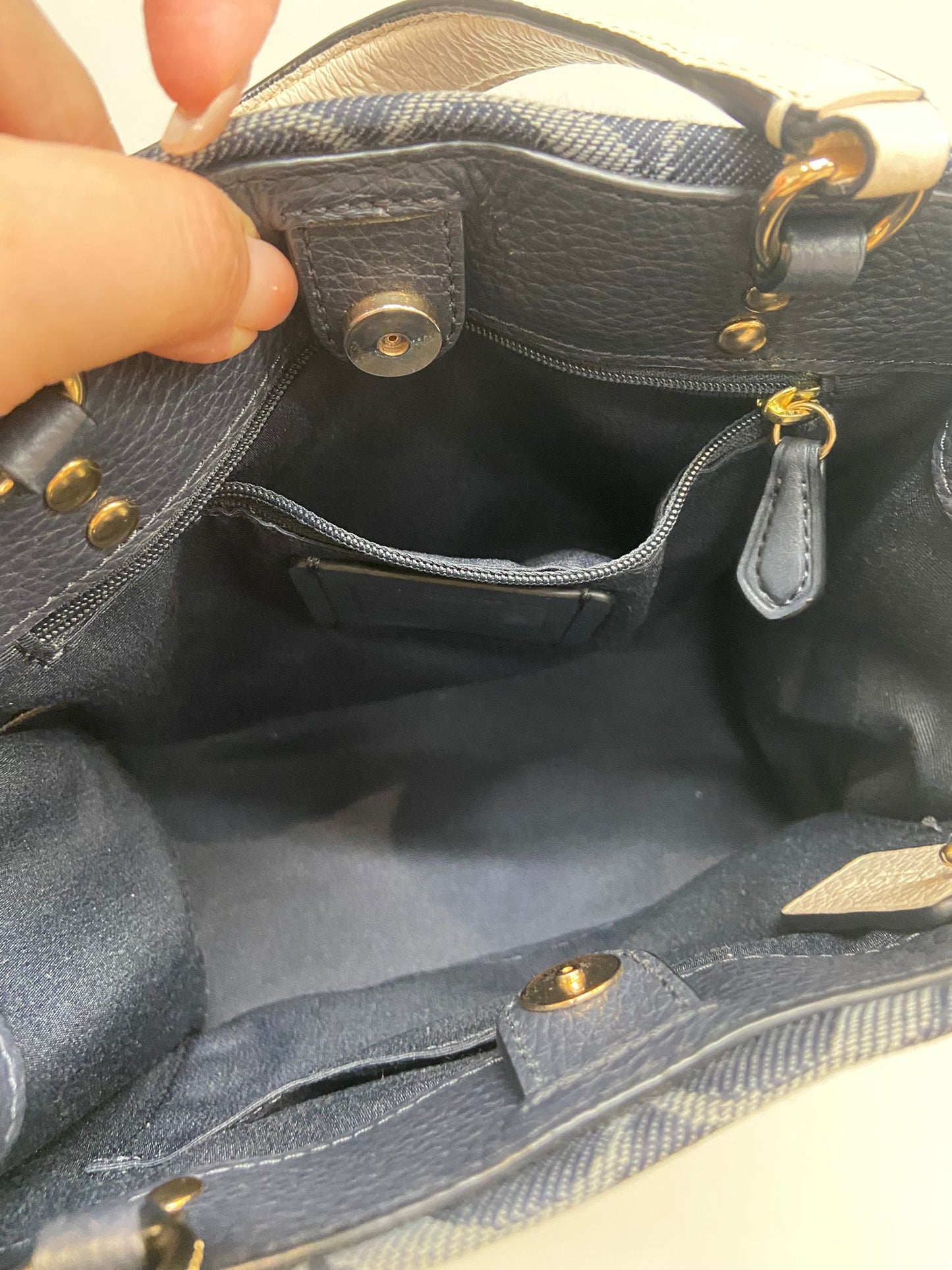 Coach 牛仔 mini tote