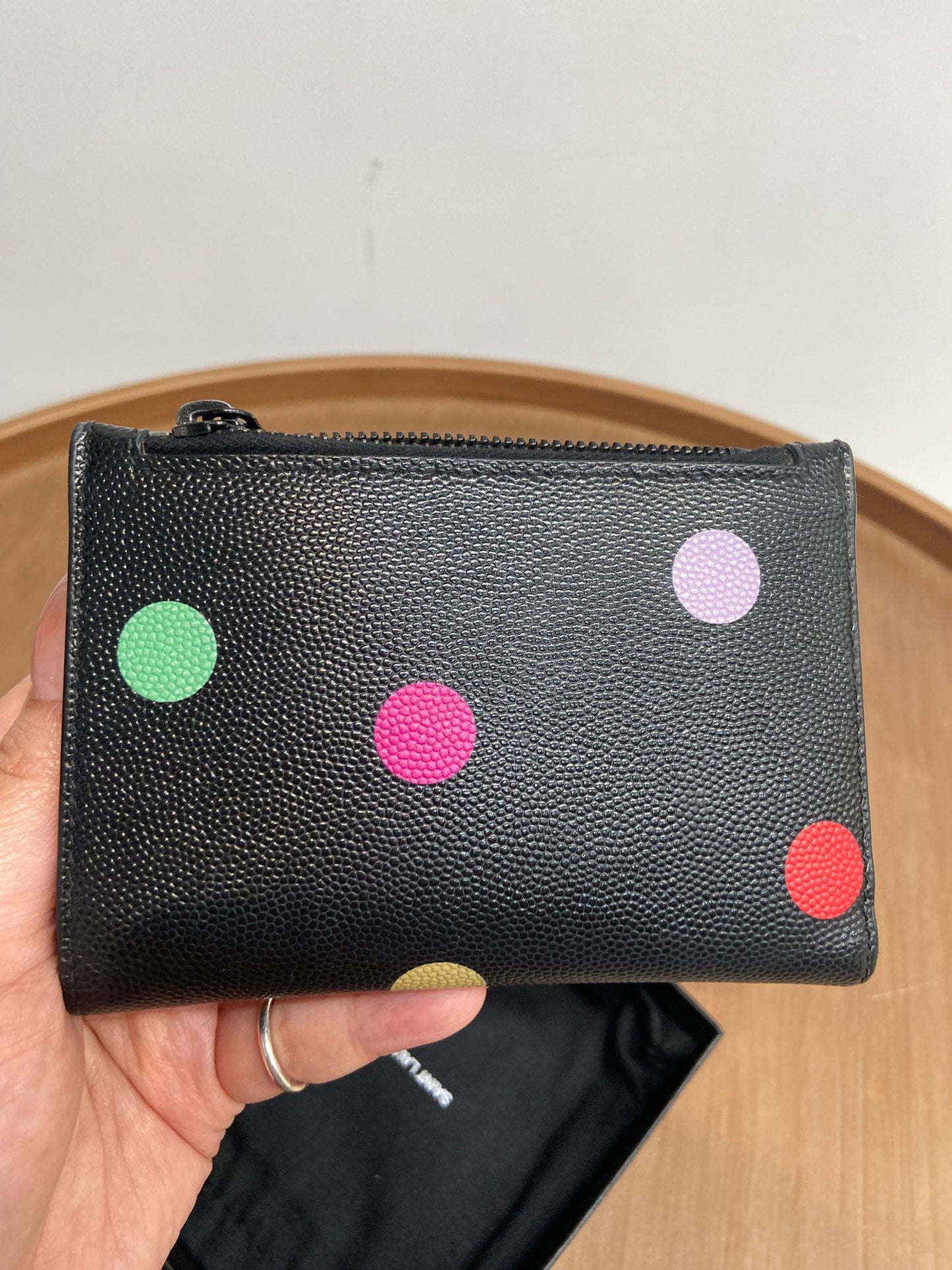 YSL 兩摺銀包