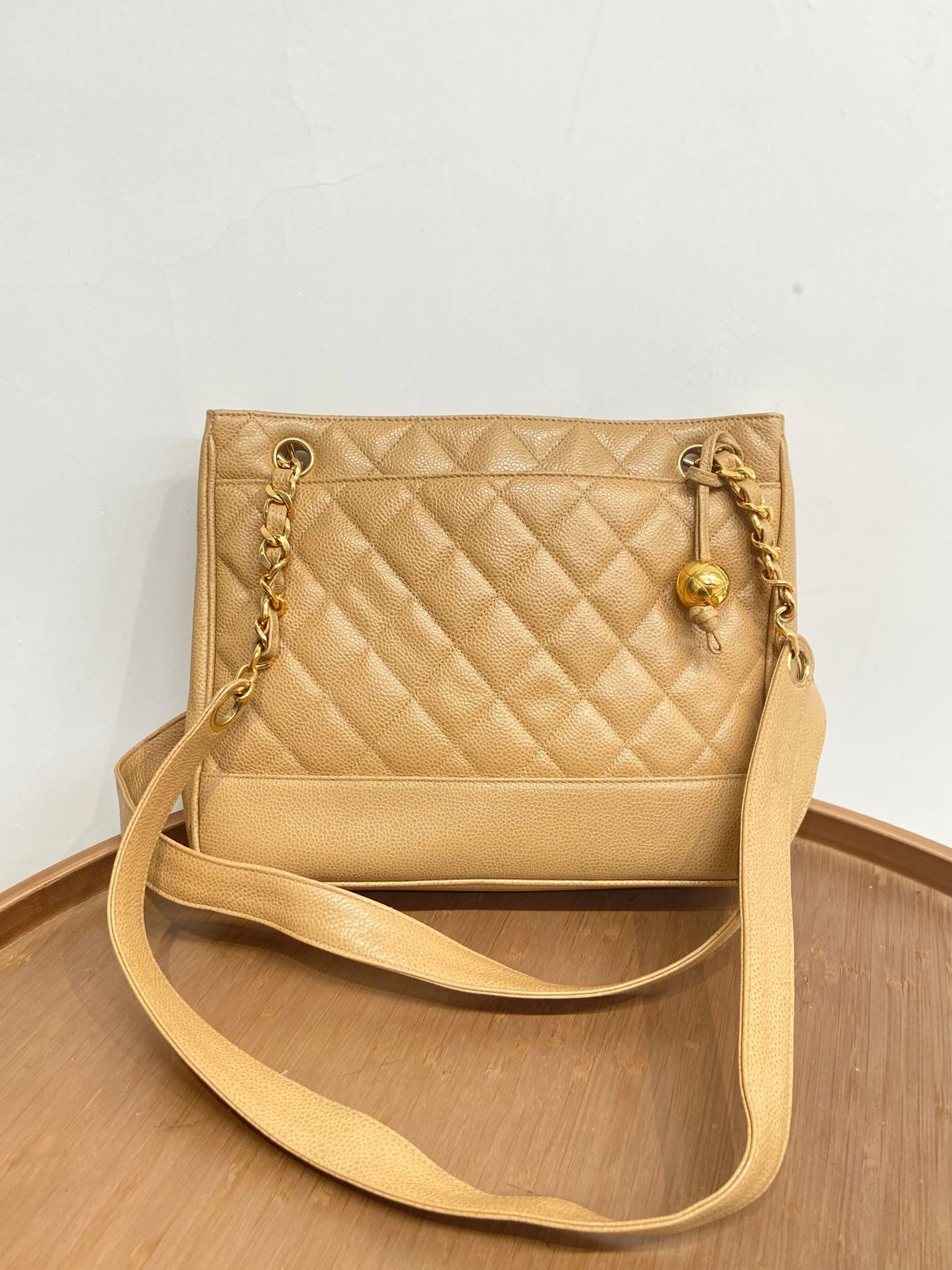 Chanel 中古小金波 Tote
