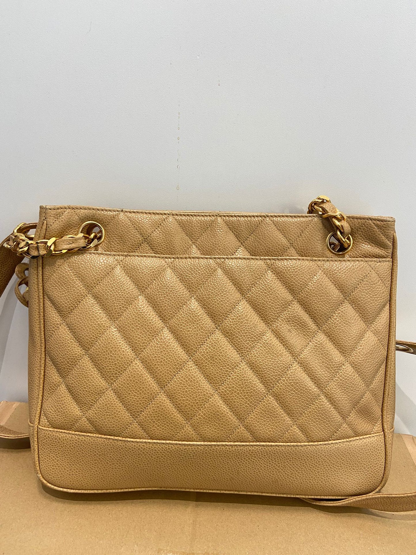Chanel 中古小金波 Tote