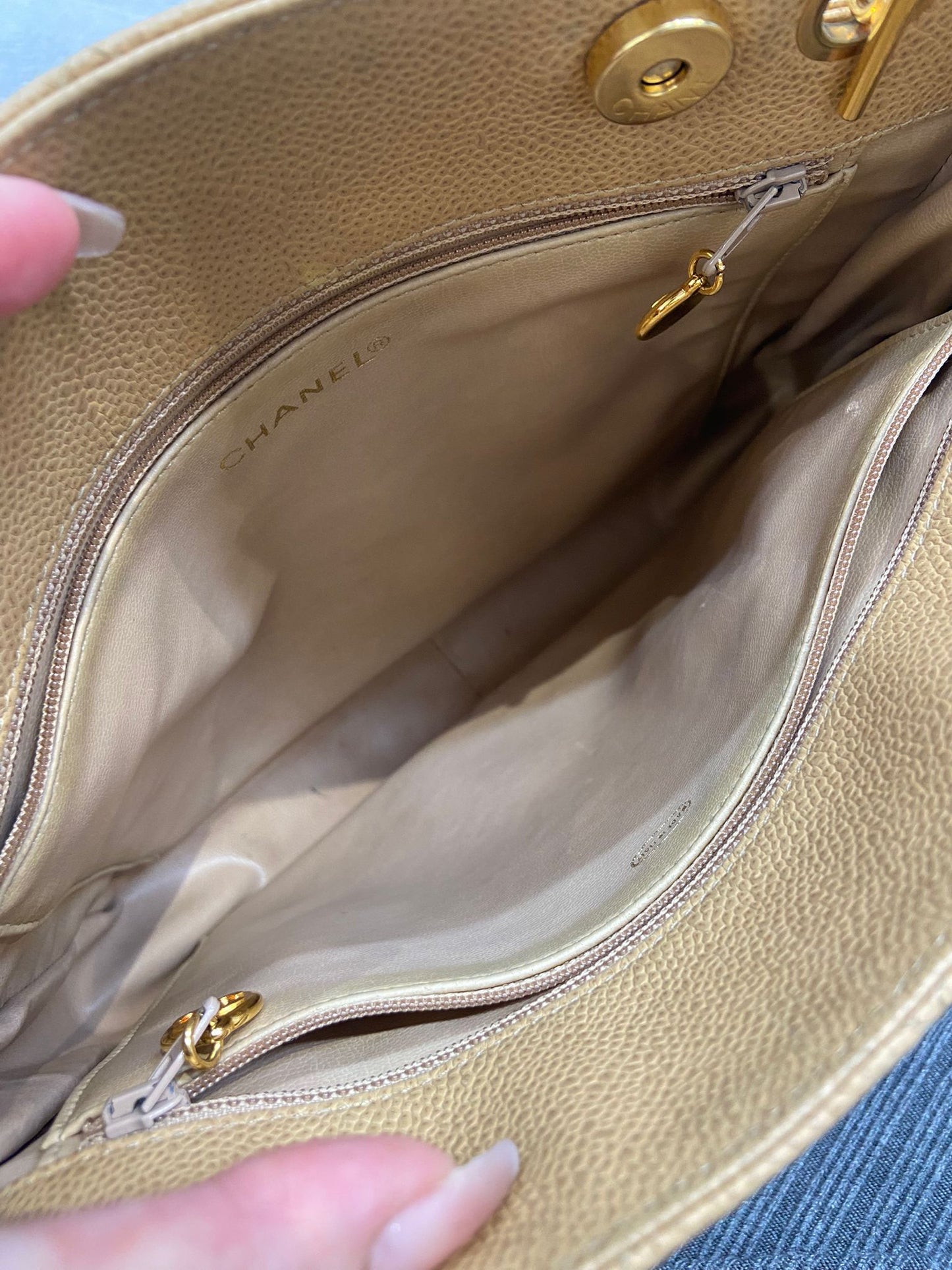 Chanel 中古小金波 Tote