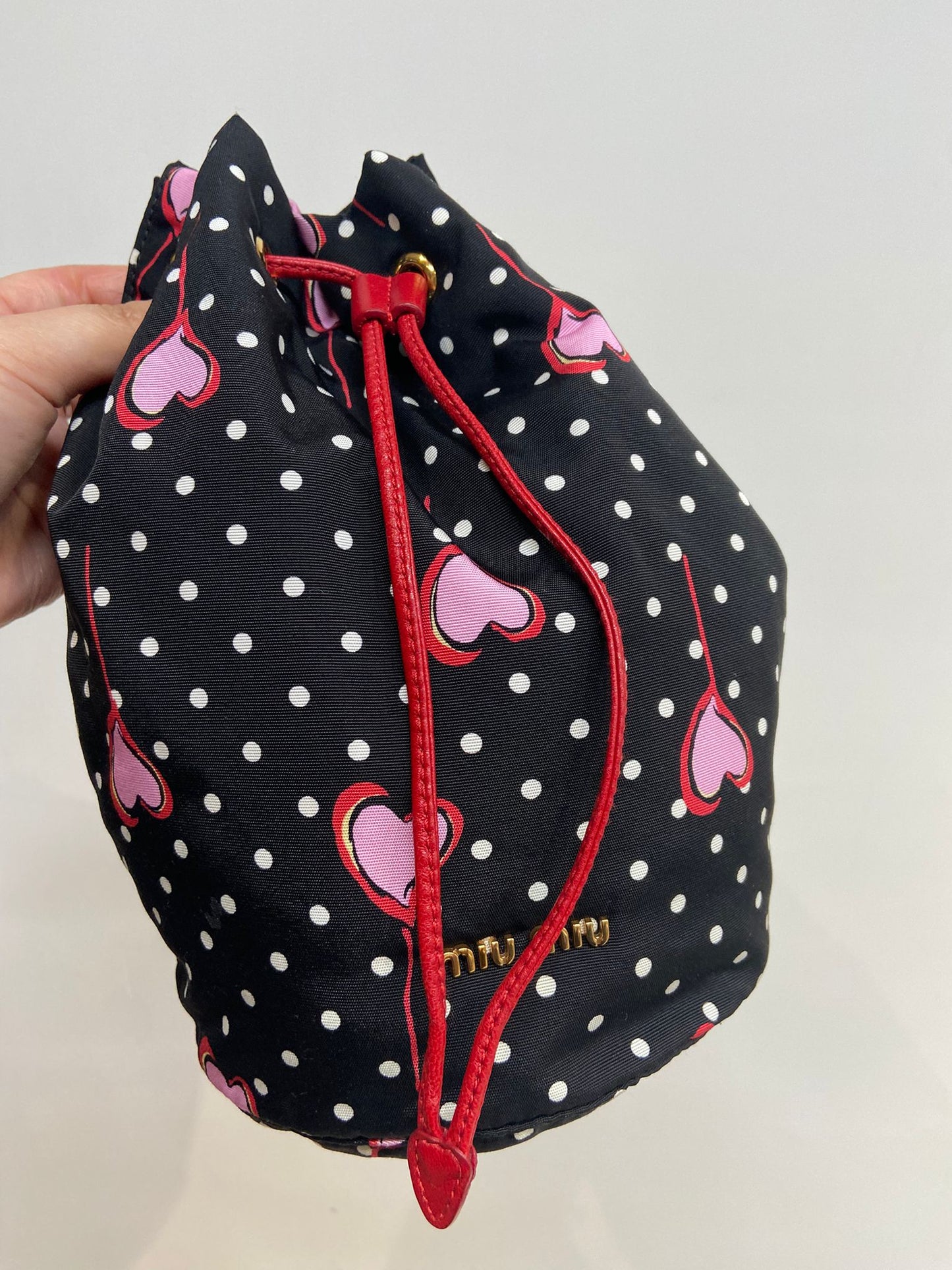 Miu miu nylon 水桶包