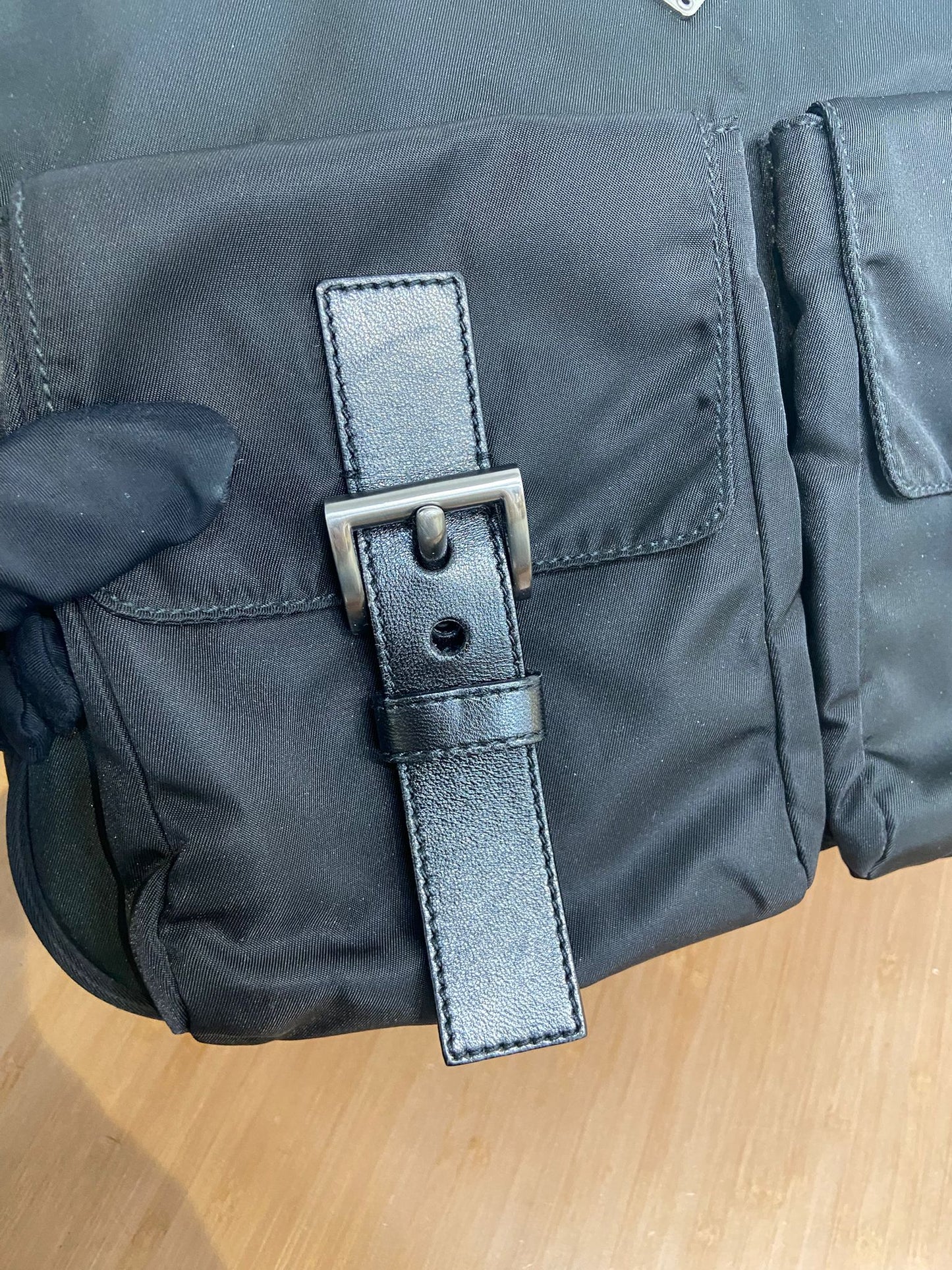 Prada nylon 單肩 保齡球袋