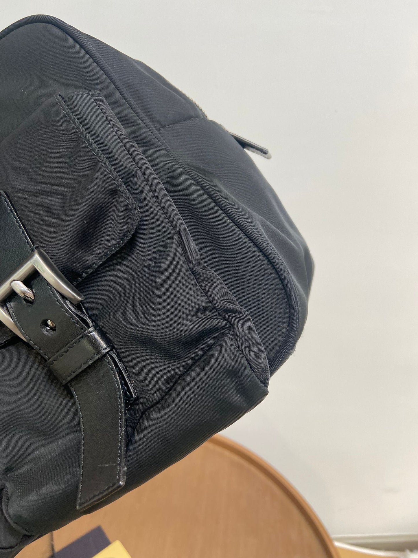 Prada nylon 單肩 保齡球袋