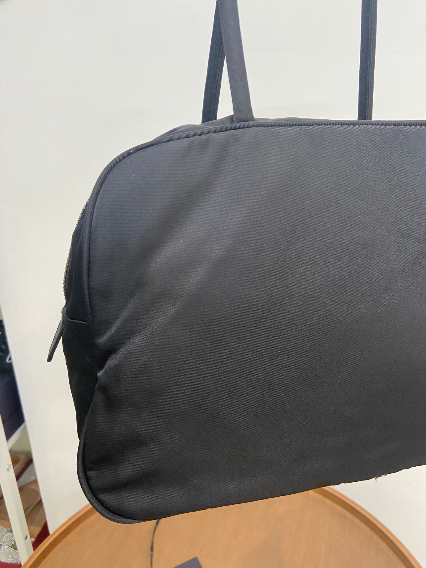 Prada nylon 單肩 保齡球袋