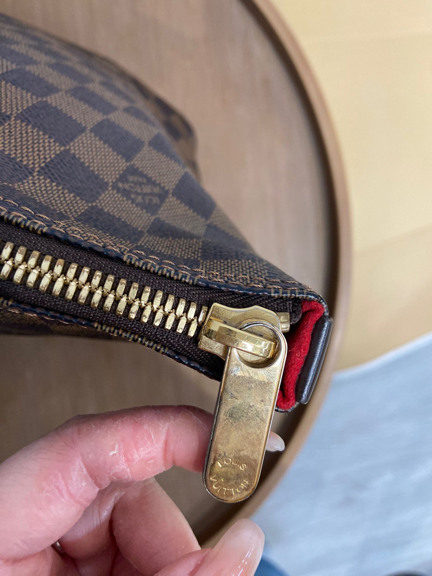 LV 棋盤 tote