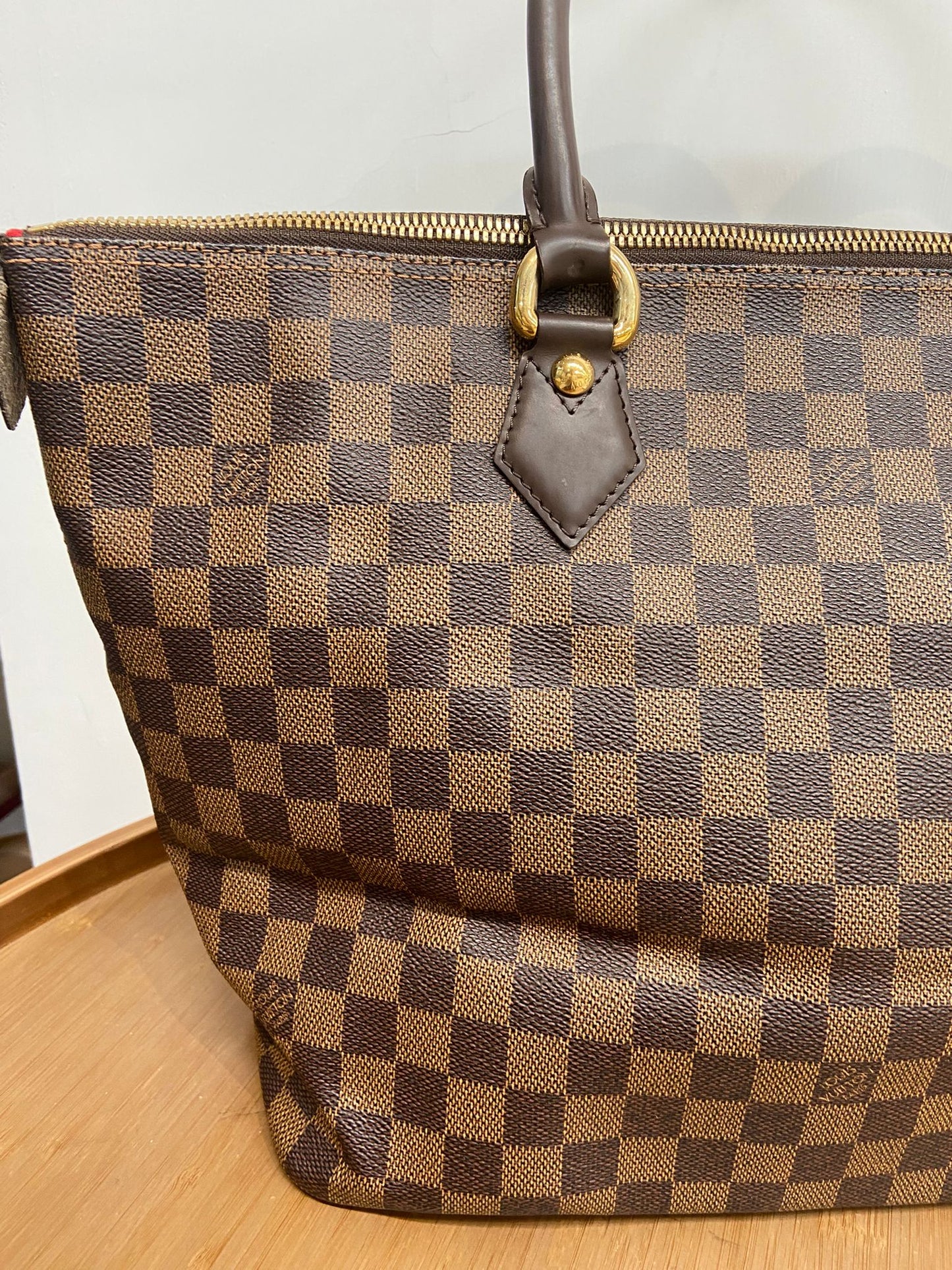 LV 棋盤 tote