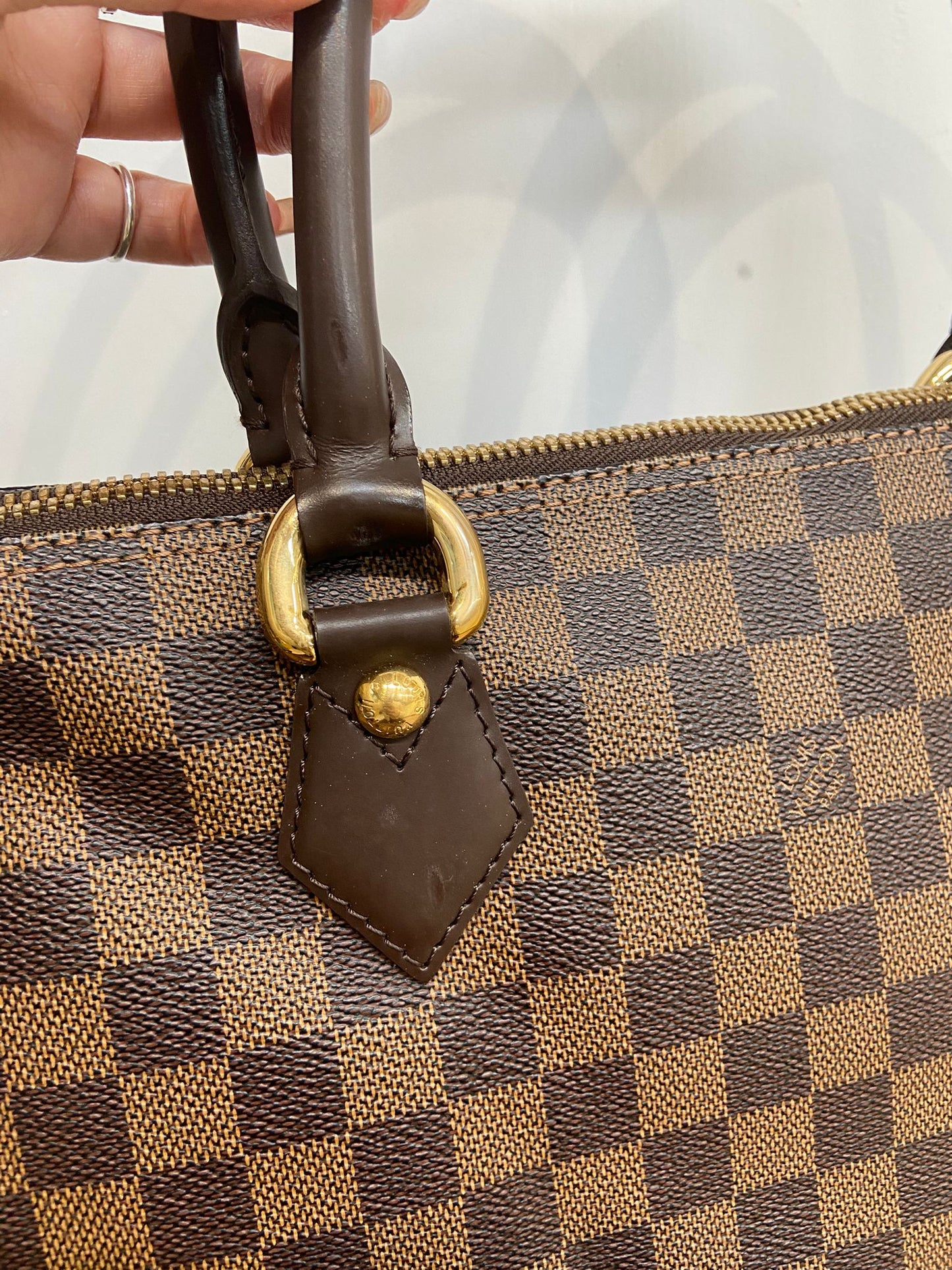 LV 棋盤 tote