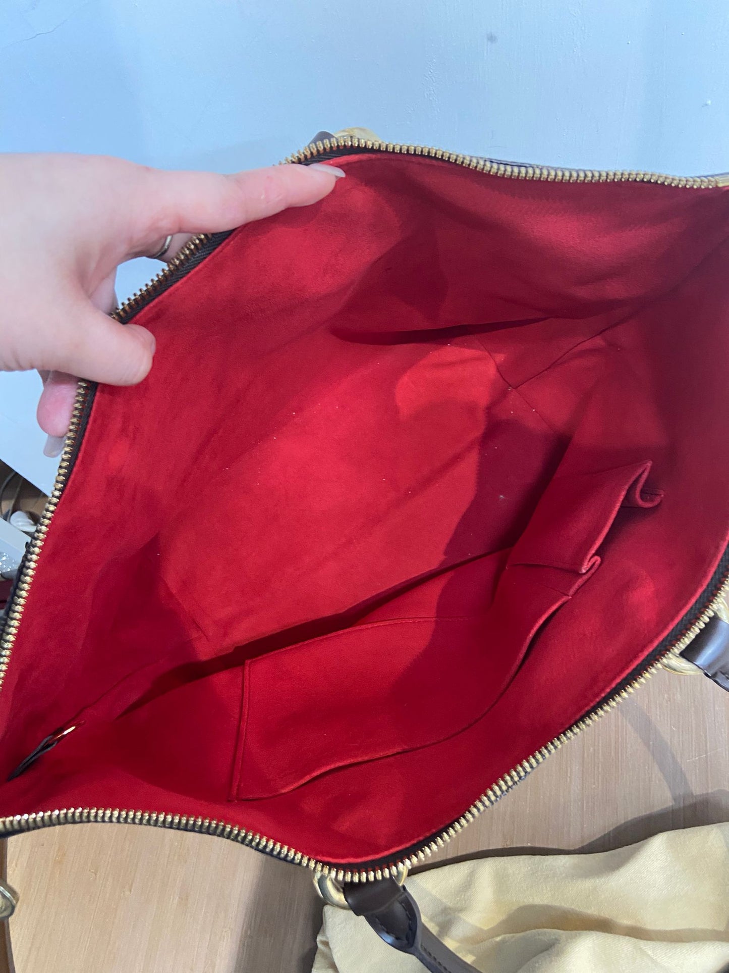 LV 棋盤 tote