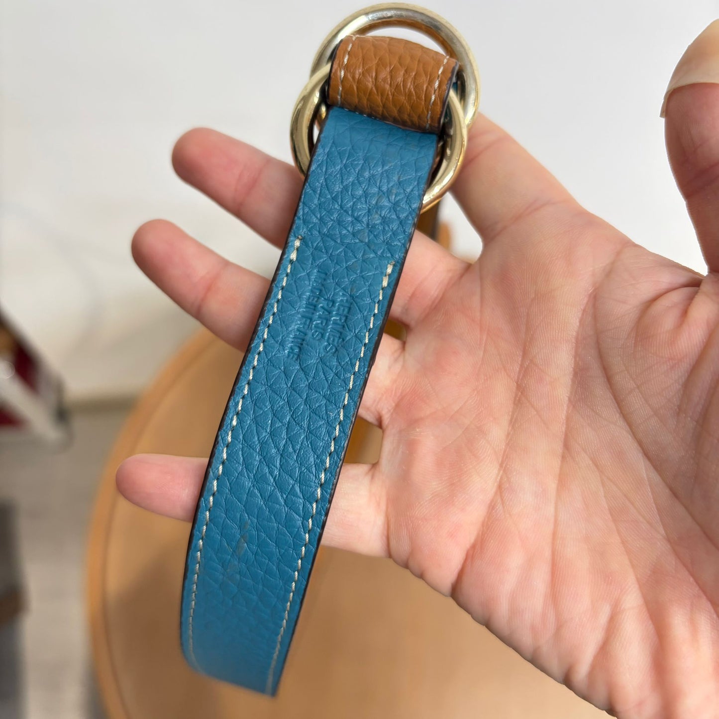 HERMES 雙面雙色皮帶