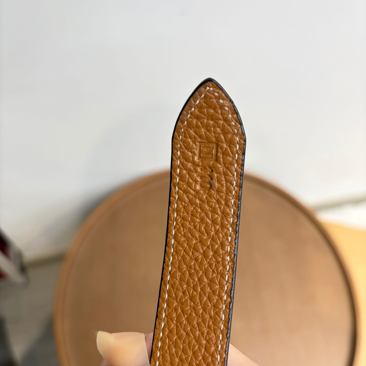 HERMES 雙面雙色皮帶
