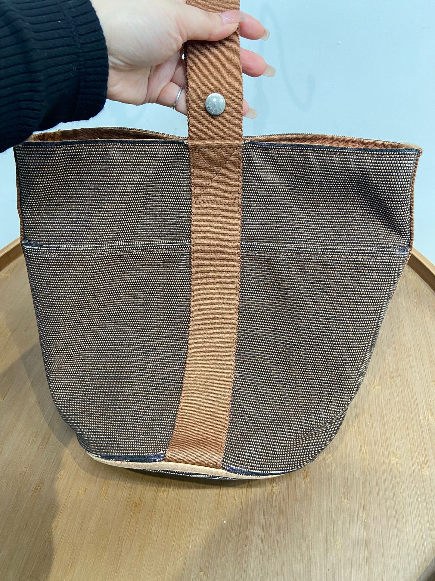 Hermes bucket bag 帆布水桶袋
