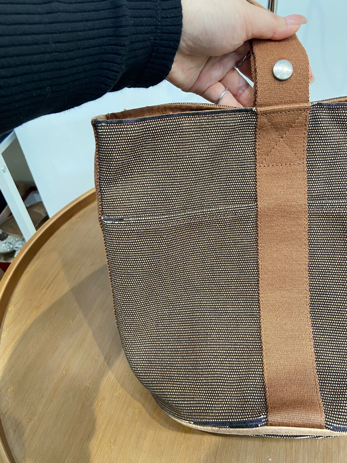 Hermes bucket bag 帆布水桶袋