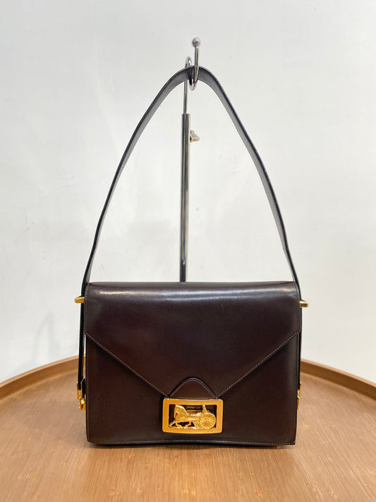 Celine 馬車扣 box bag 單肩包