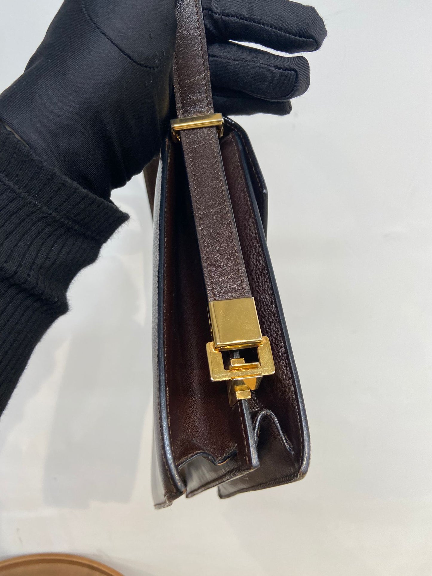 Celine 馬車扣 box bag 單肩包
