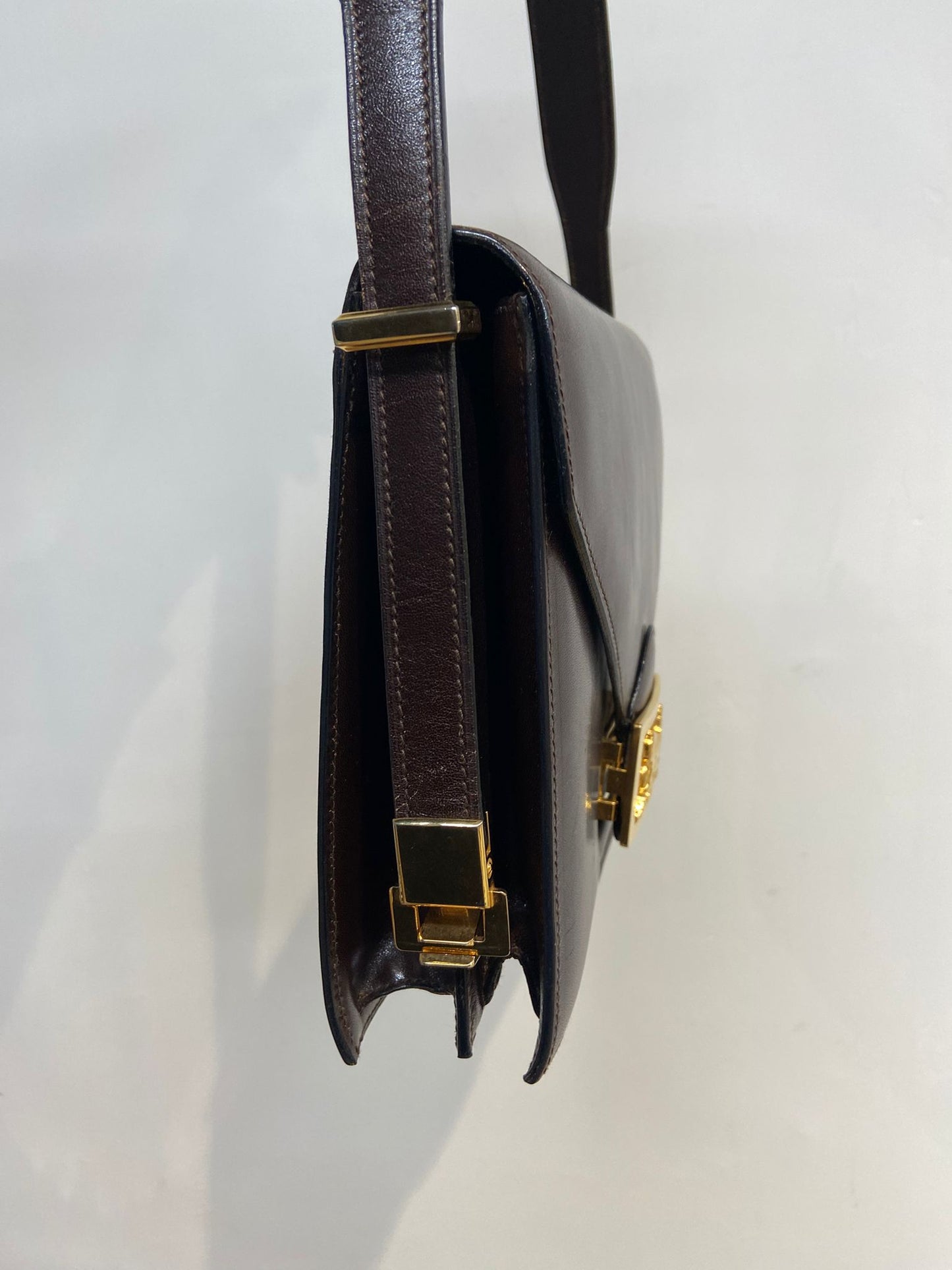 Celine 馬車扣 box bag 單肩包