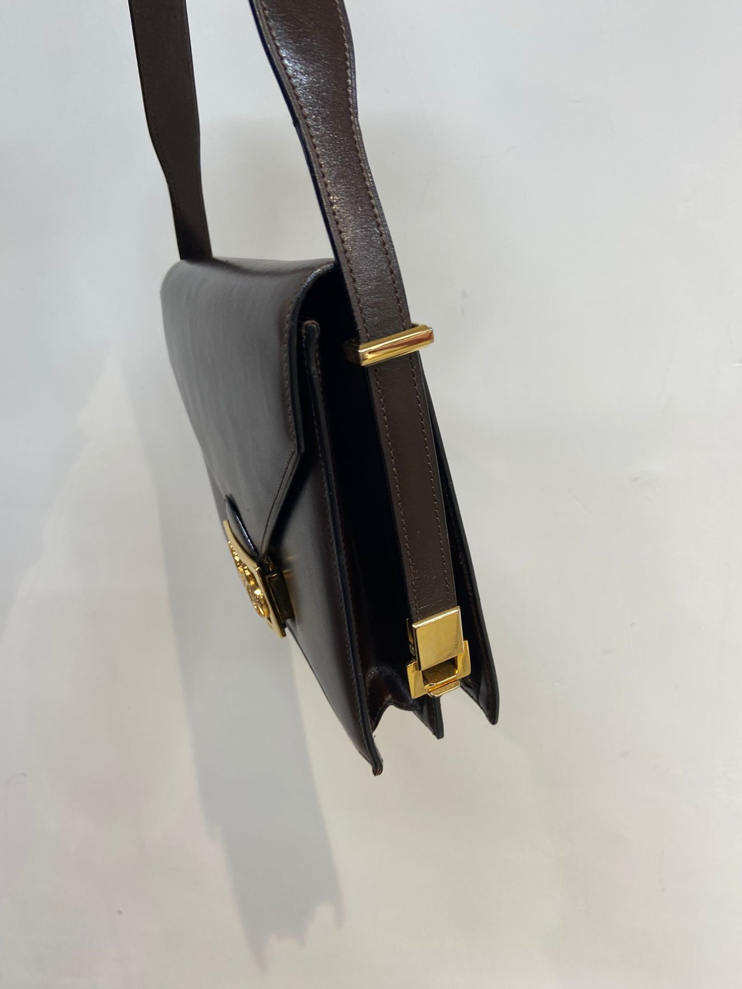 Celine 馬車扣 box bag 單肩包