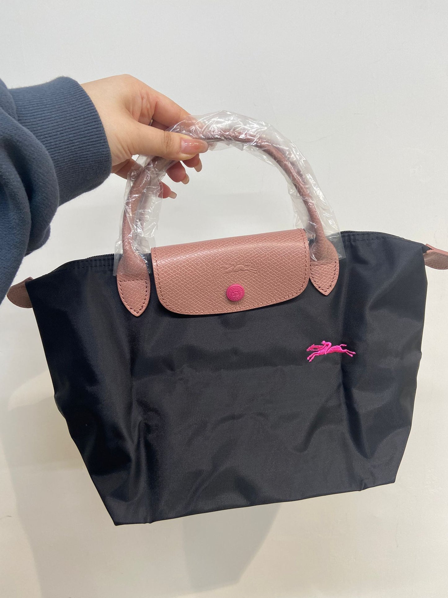 Longchamp le pliage tote S 短柄