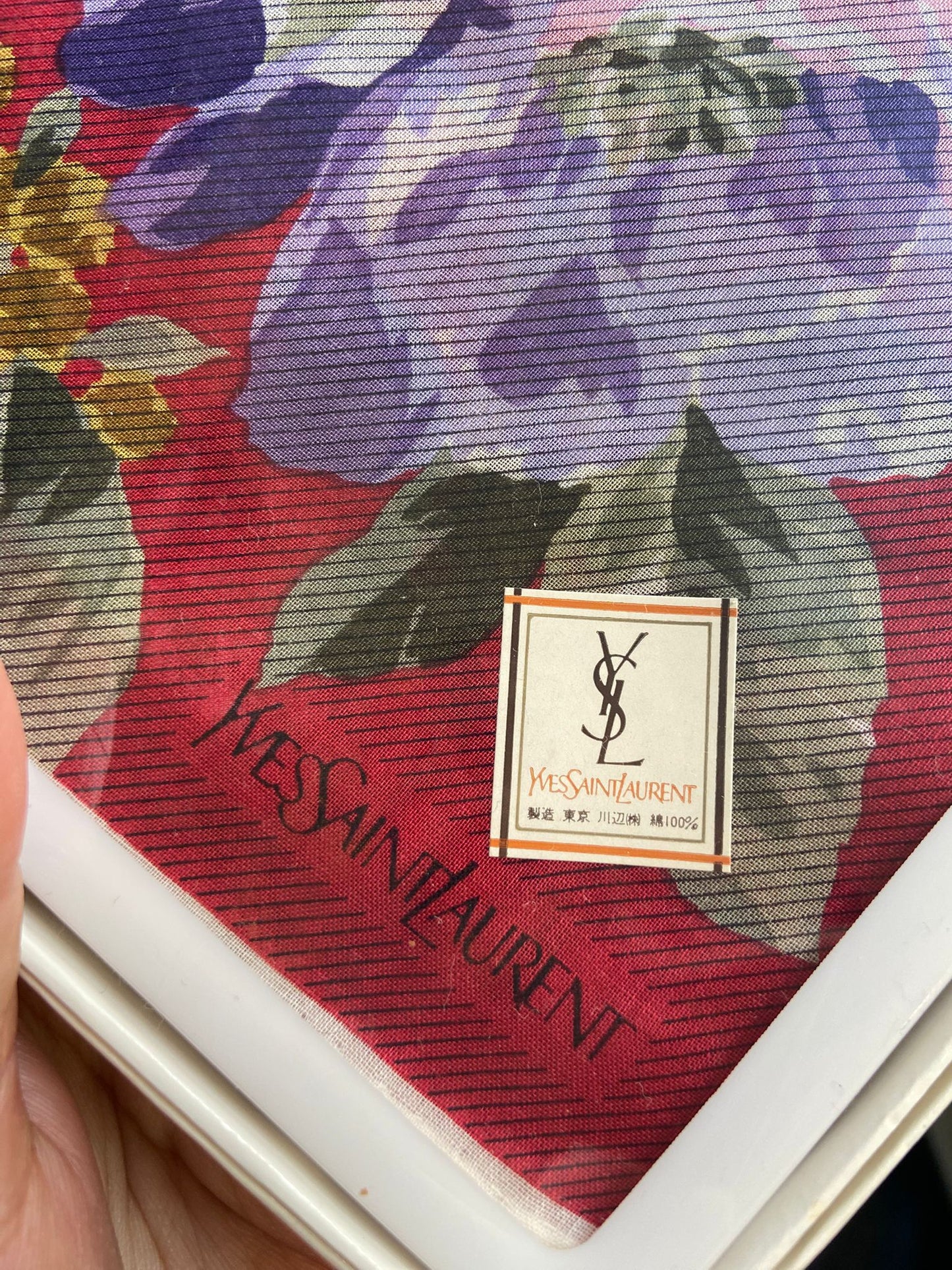 YSL 方巾set