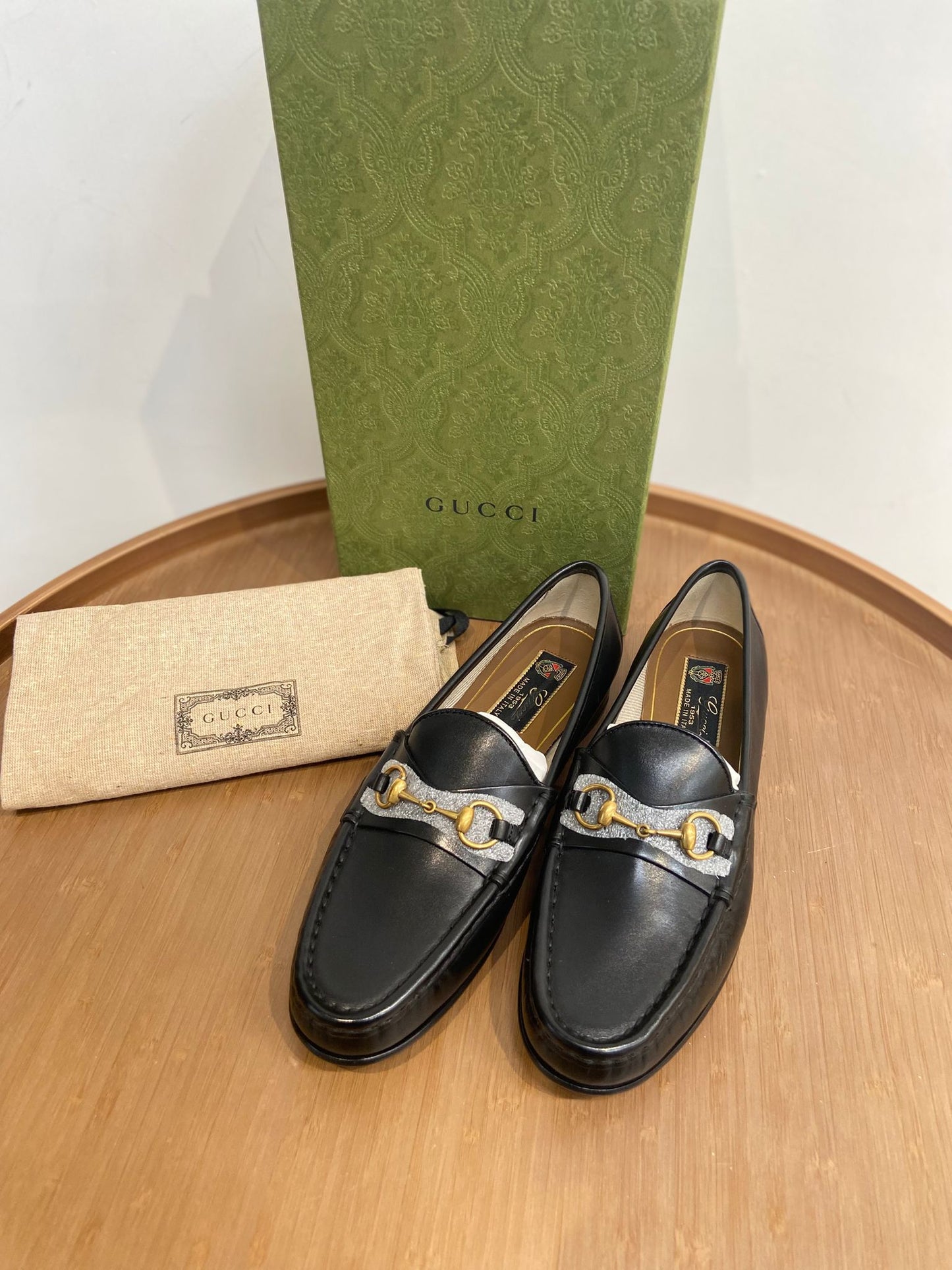 Gucci loafers 黑色樂福皮鞋