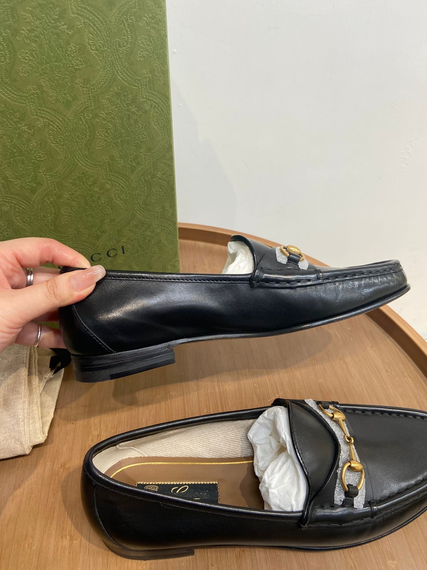 Gucci loafers 黑色樂福皮鞋