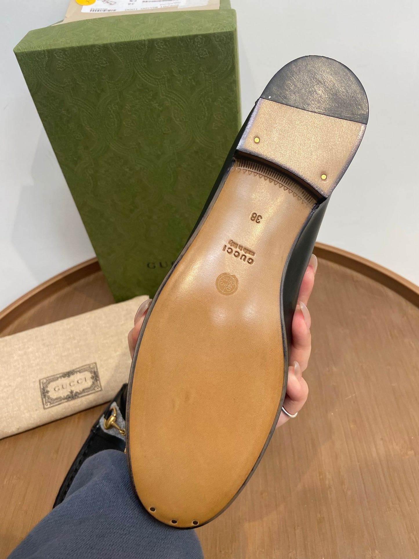 Gucci loafers 黑色樂福皮鞋