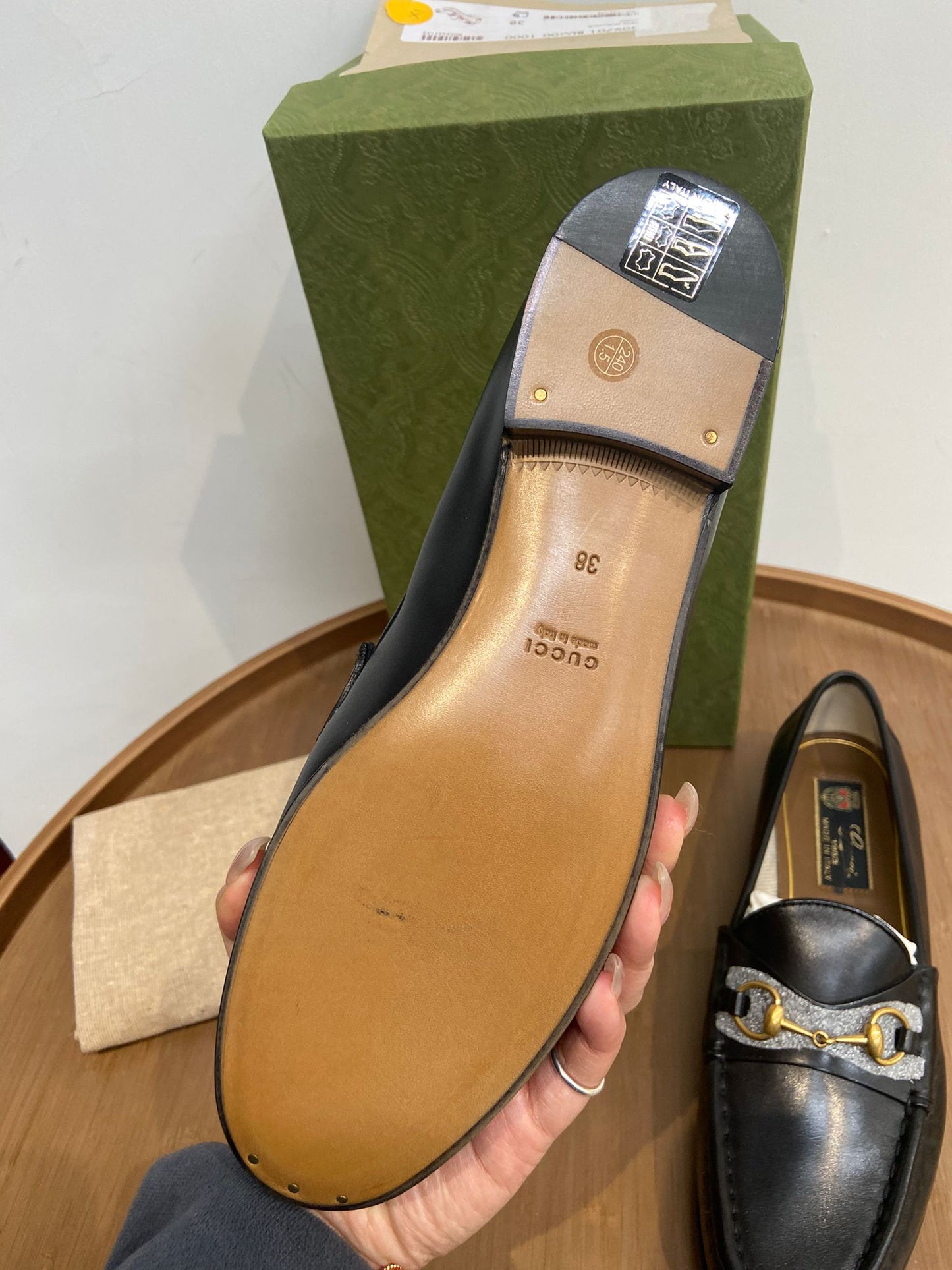 Gucci loafers 黑色樂福皮鞋