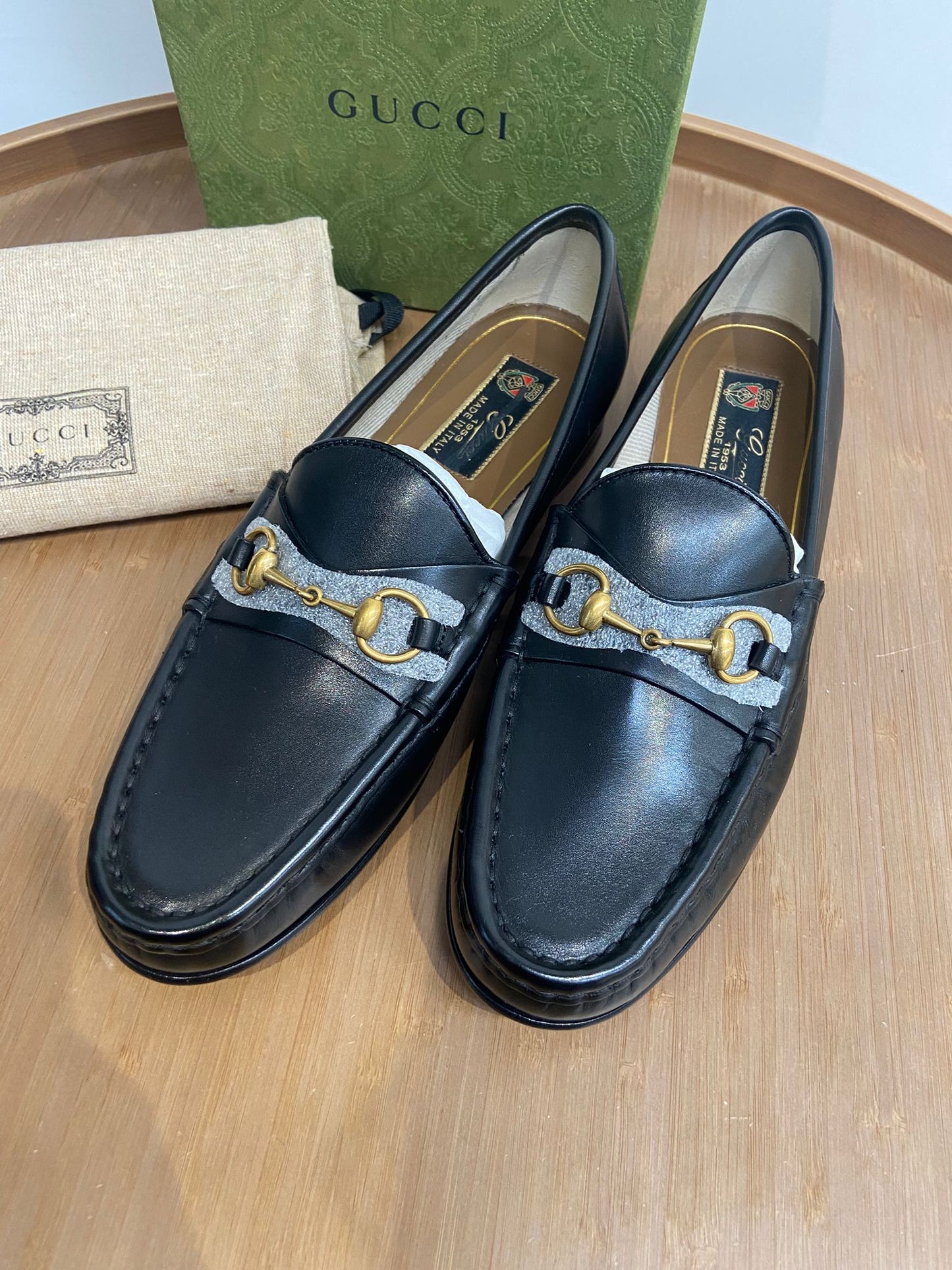 Gucci loafers 黑色樂福皮鞋