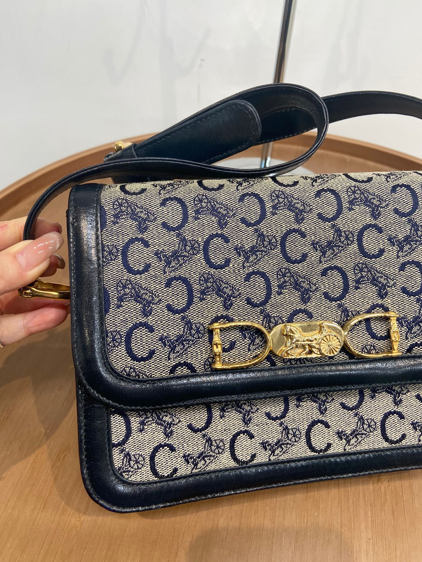 Celine 馬車扣 BOX bag