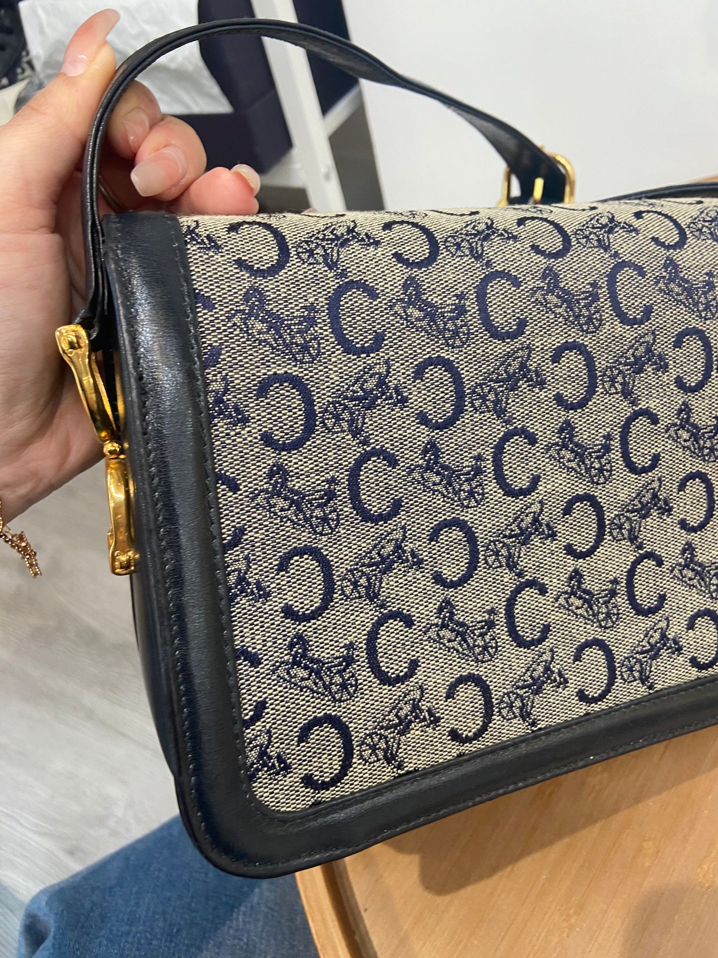 Celine 馬車扣 BOX bag