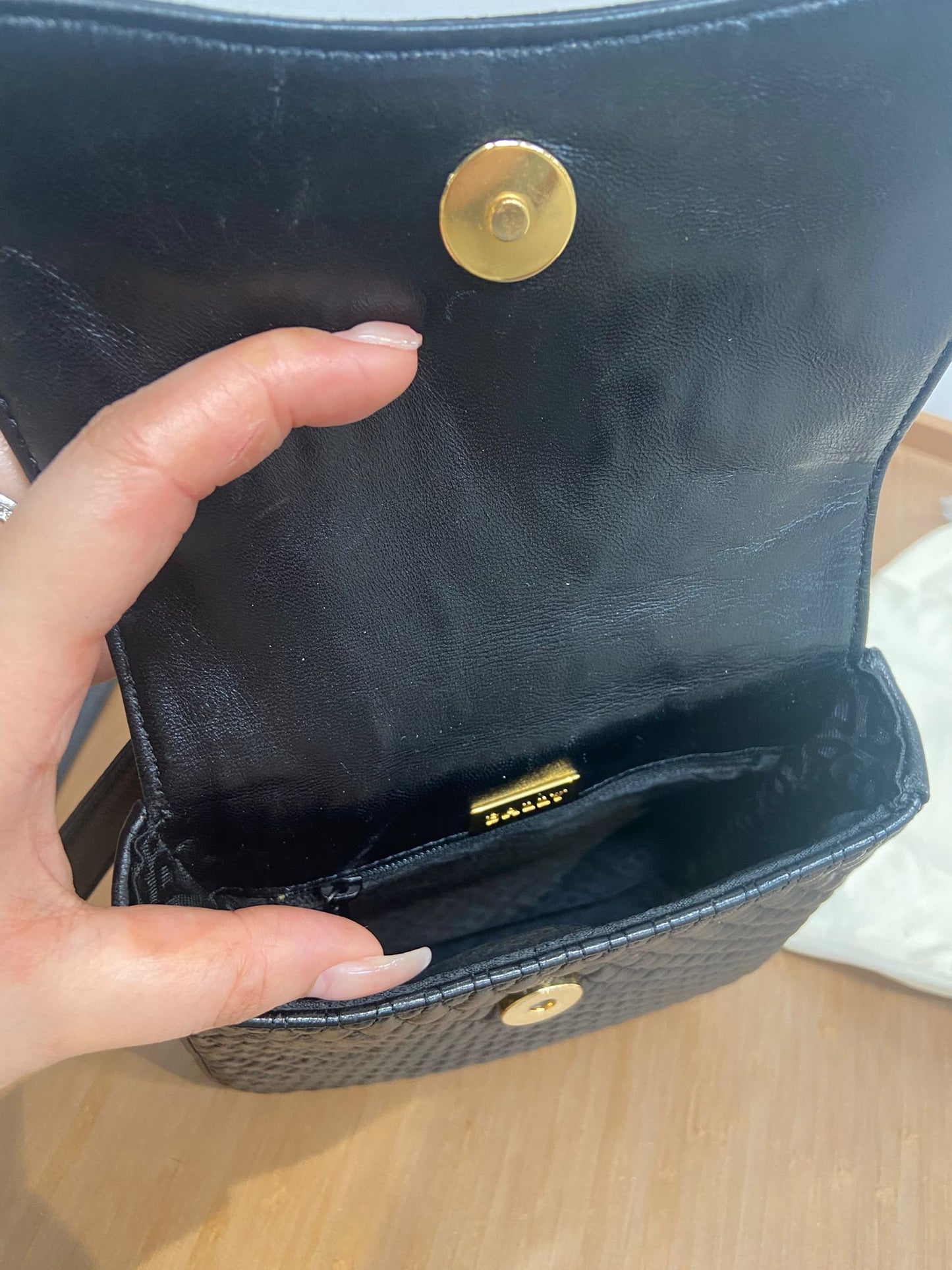 Bally 黑色斜孭袋