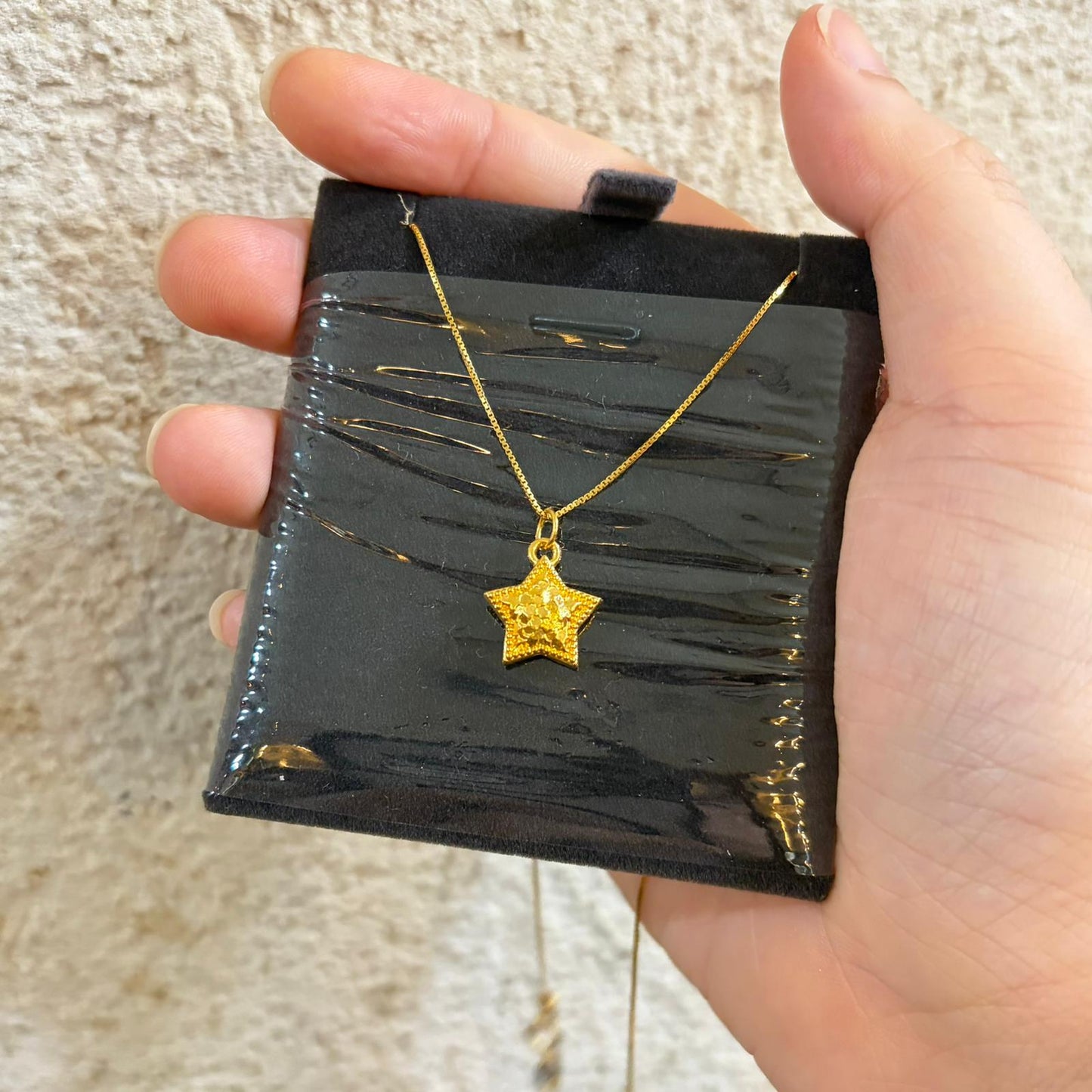 星星999足金頸鏈