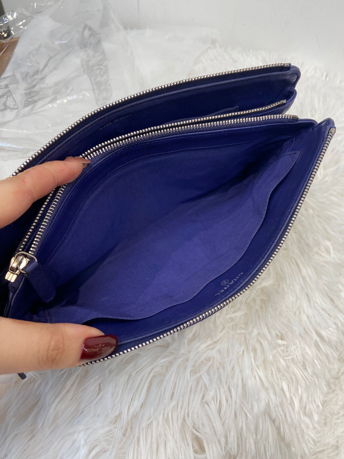 Chanel 菱格Pouch