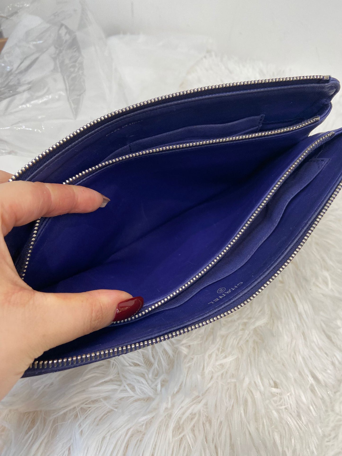 Chanel 菱格Pouch