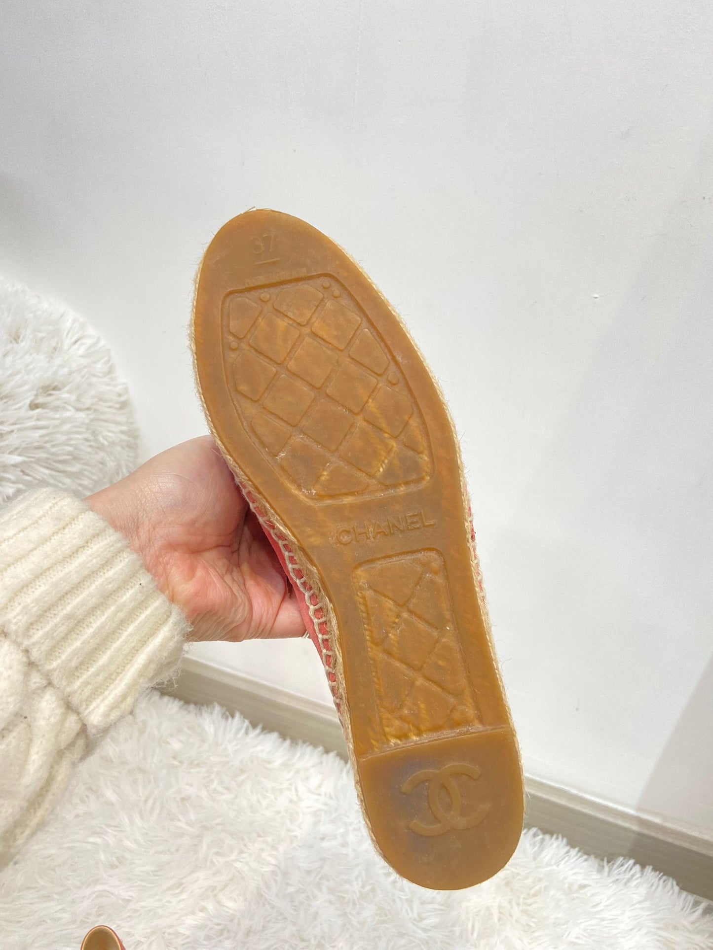 Chanel Suede 猄皮草鞋