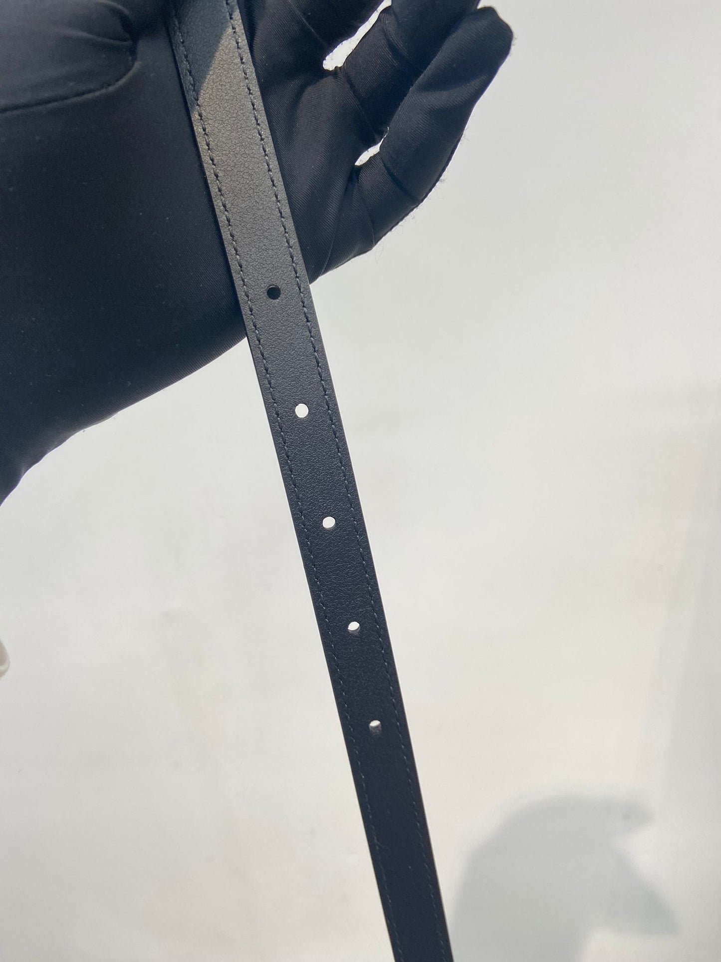 GUCCI 黑金皮帶