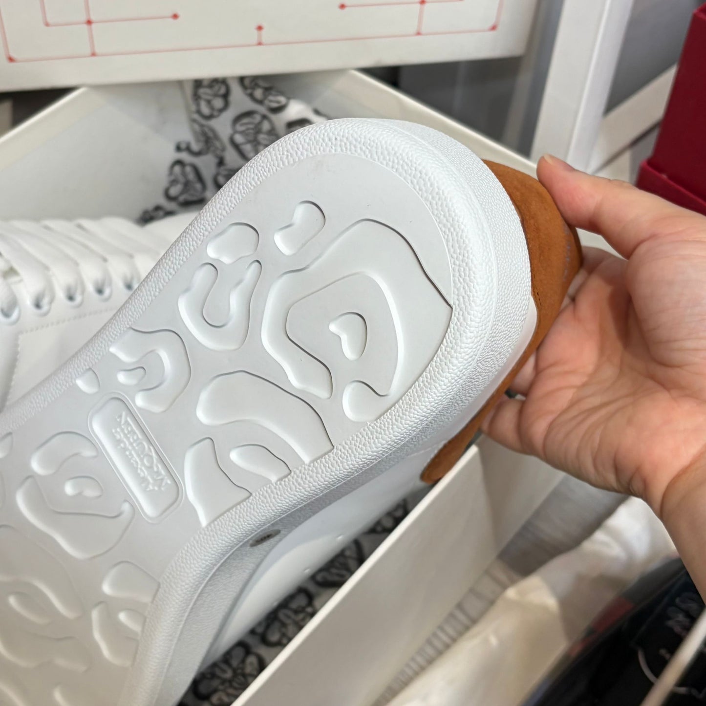 Alexander McQUEEN Leather Sports Shoes