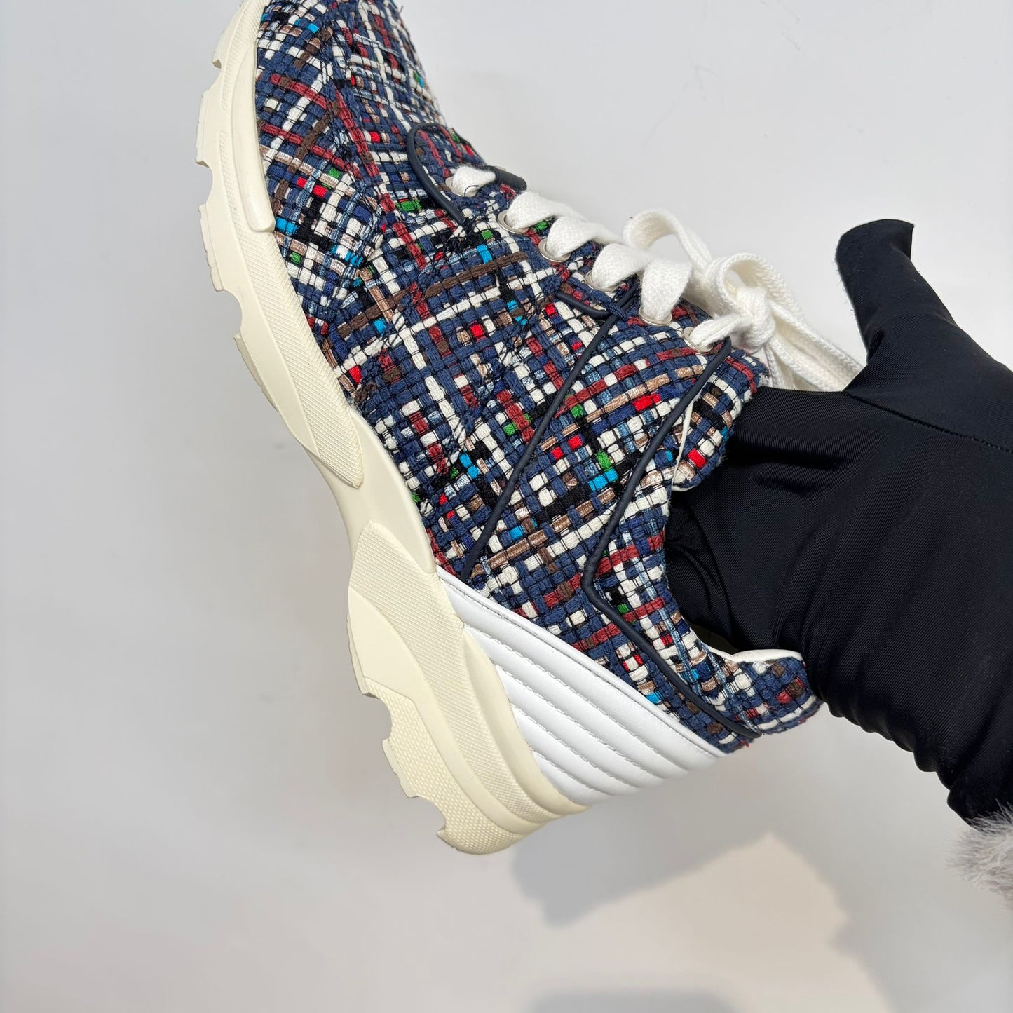 CHANEL Tweed 波鞋