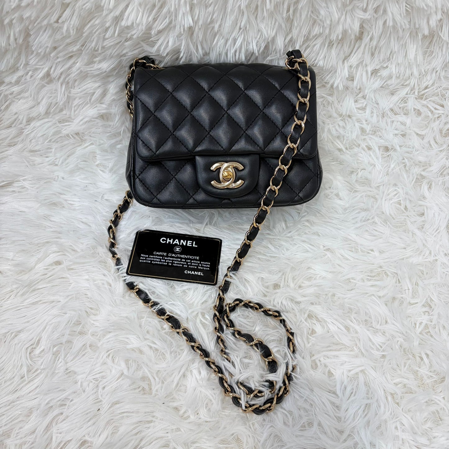 CHANEL 黑金方胖子