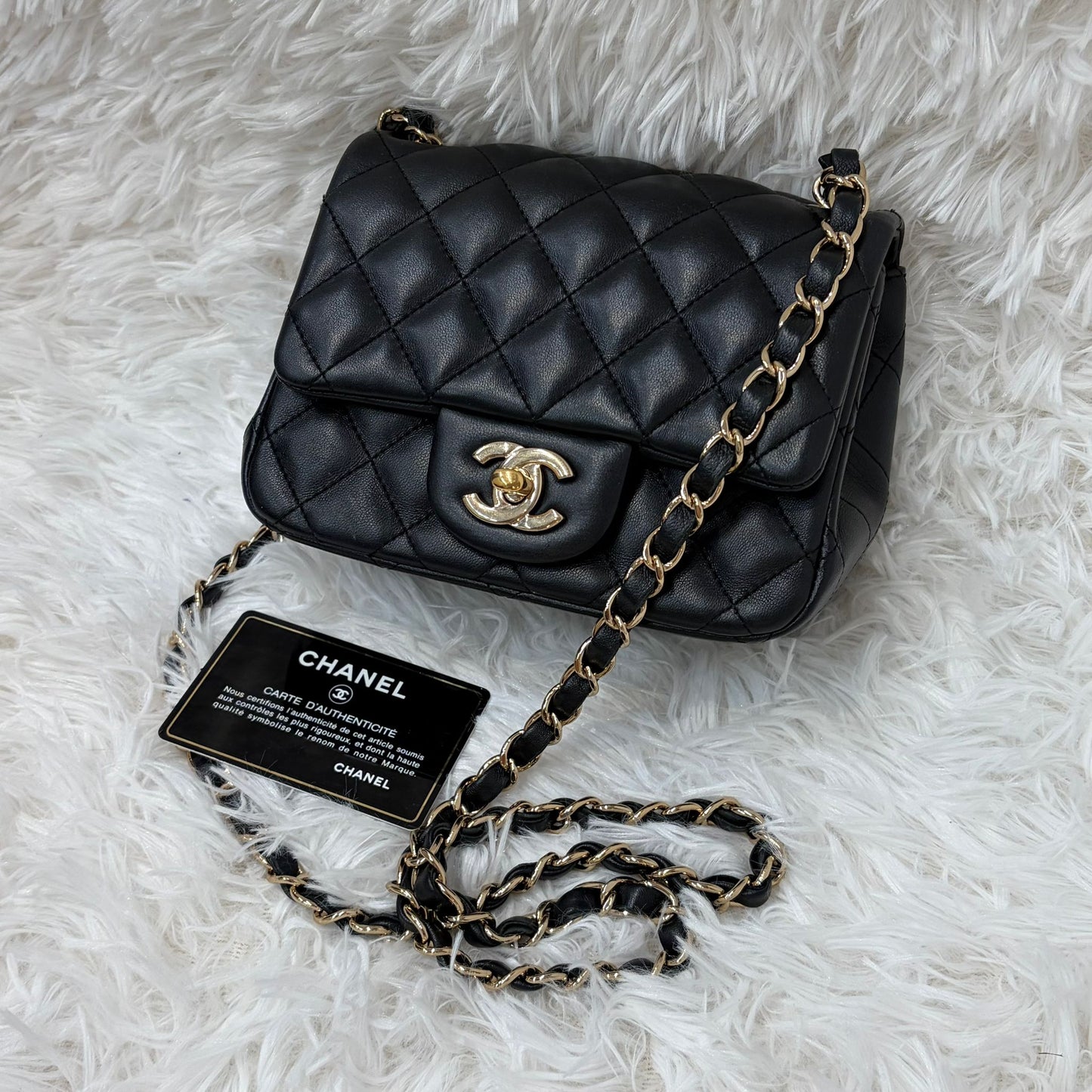 CHANEL 黑金方胖子