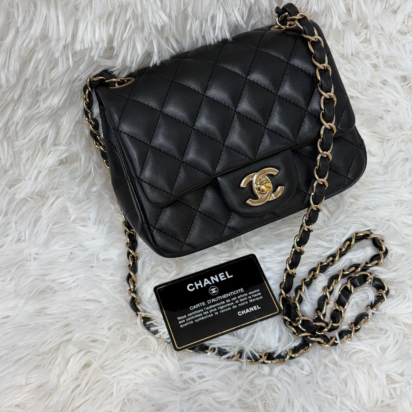CHANEL 黑金方胖子