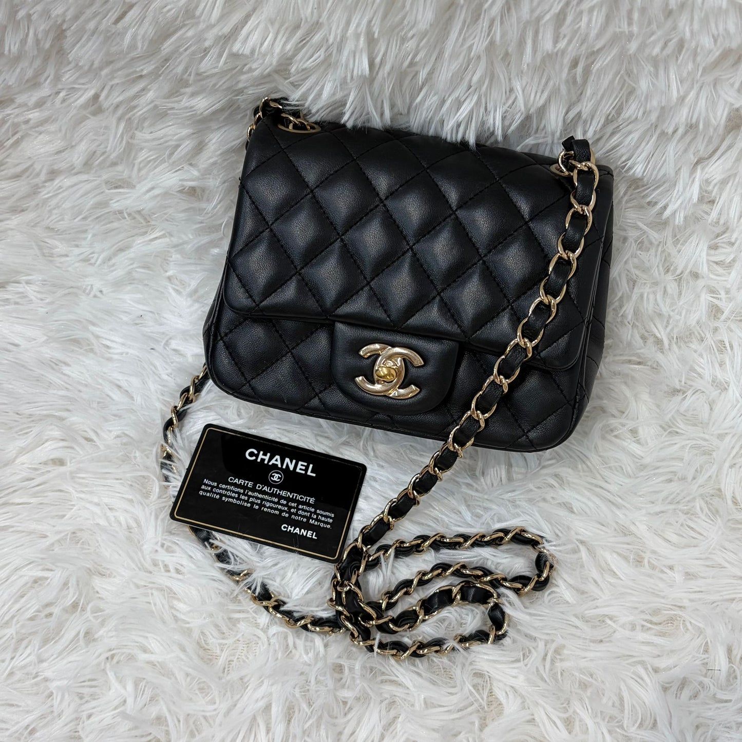 CHANEL 黑金方胖子