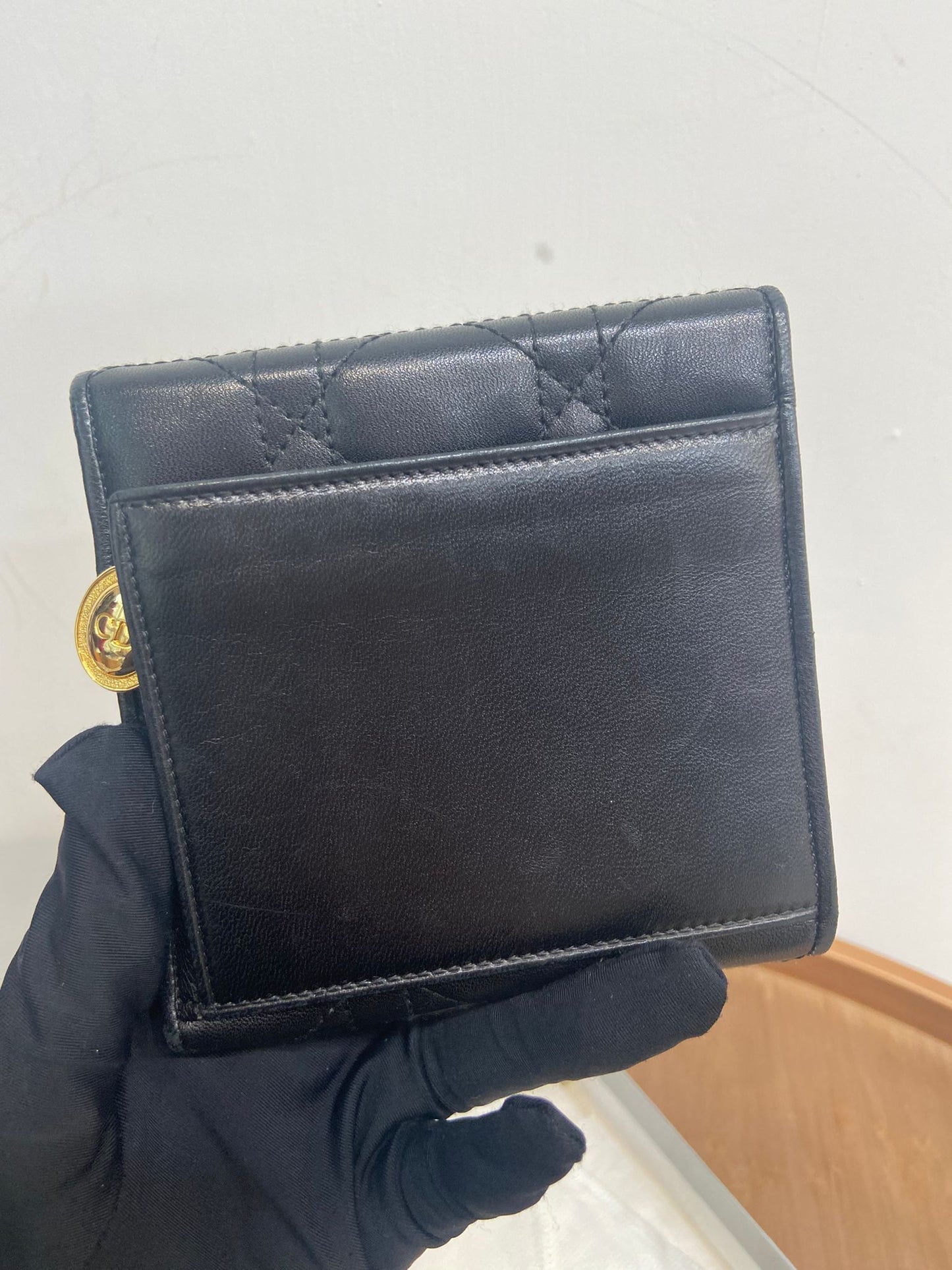 Dior 黑色短銀包