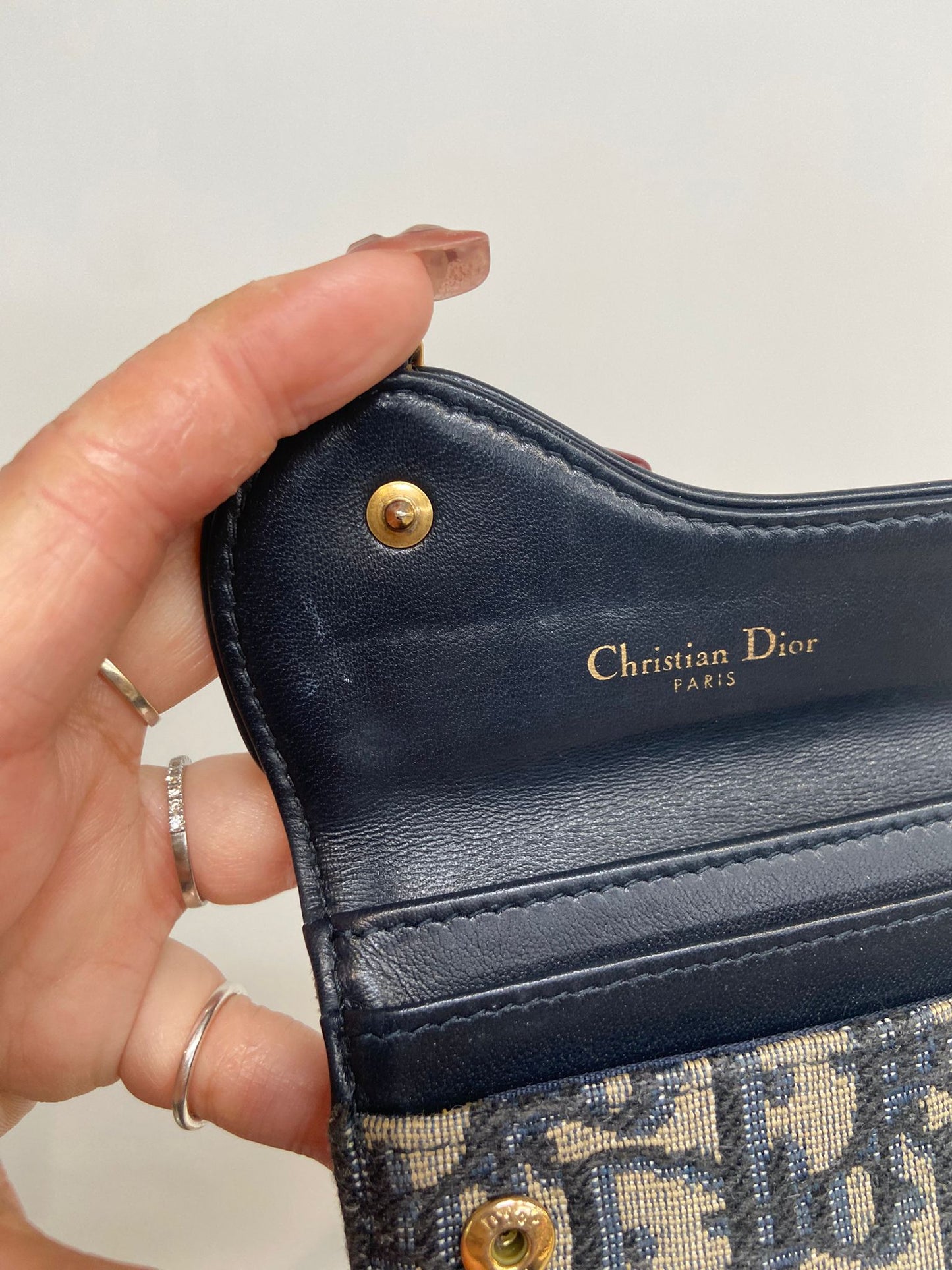 Dior 老花卡包
