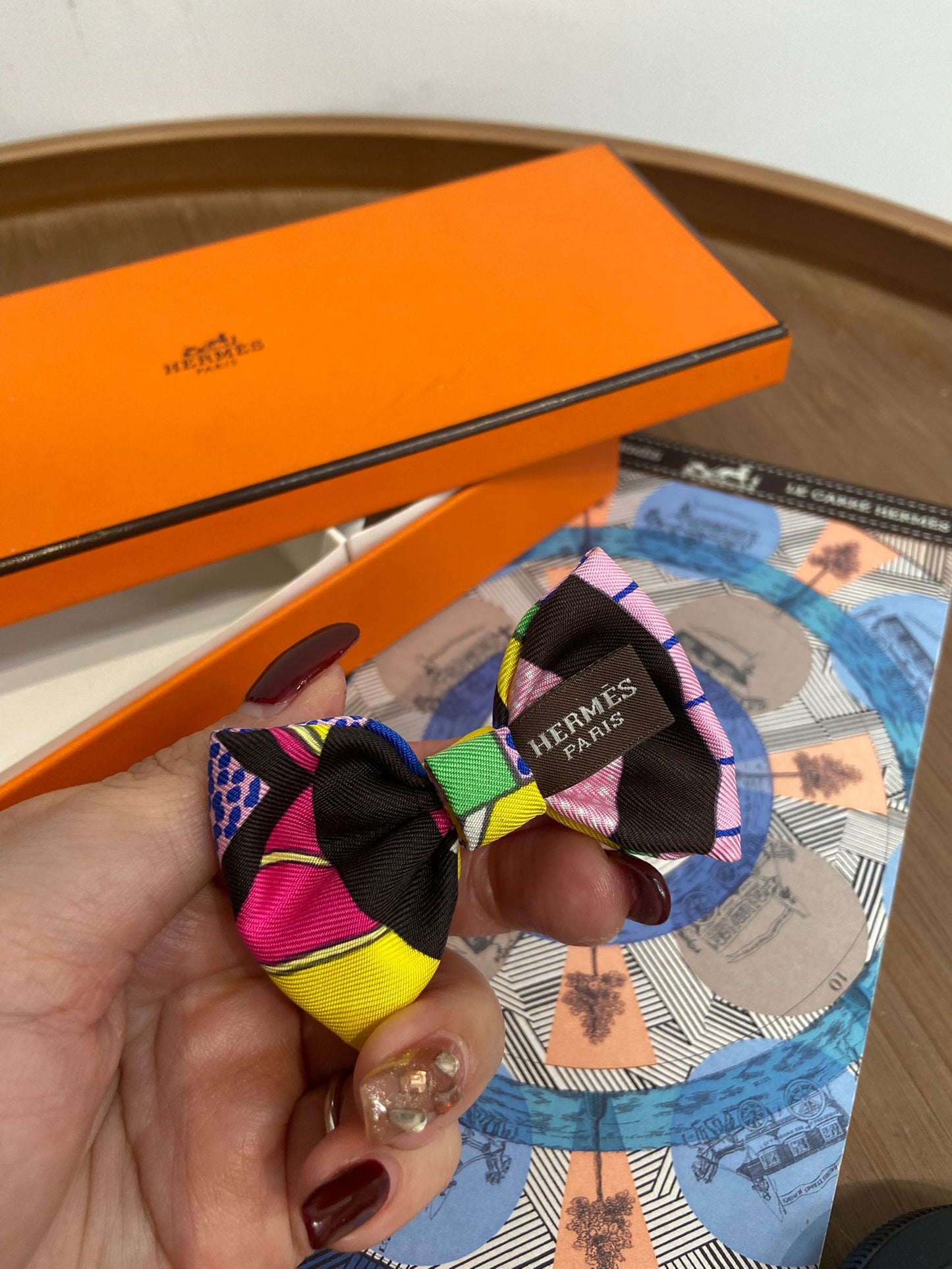 Hermes Twilly + bow set